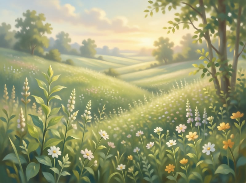 Wildflower Meadow Landscape