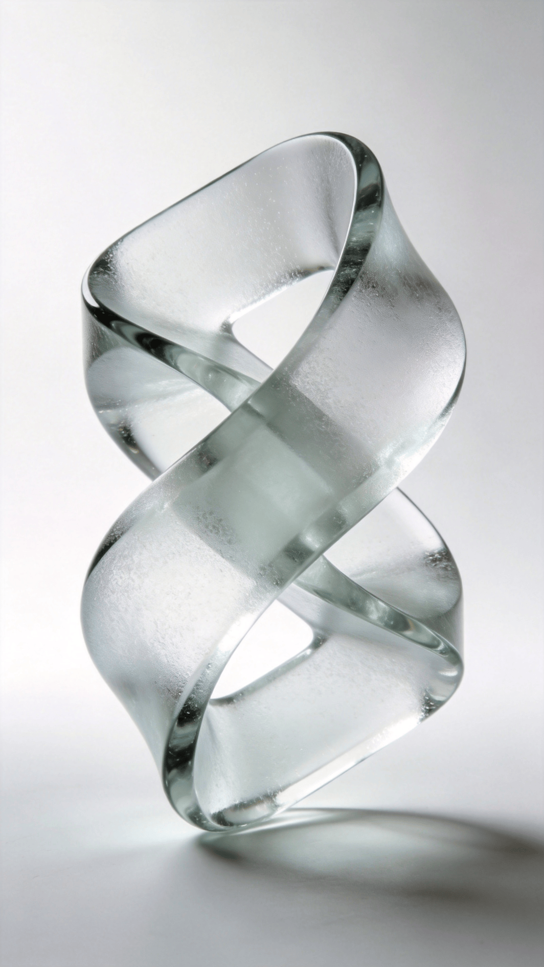Frosted Glass Impossible Shape — Ethereal Study