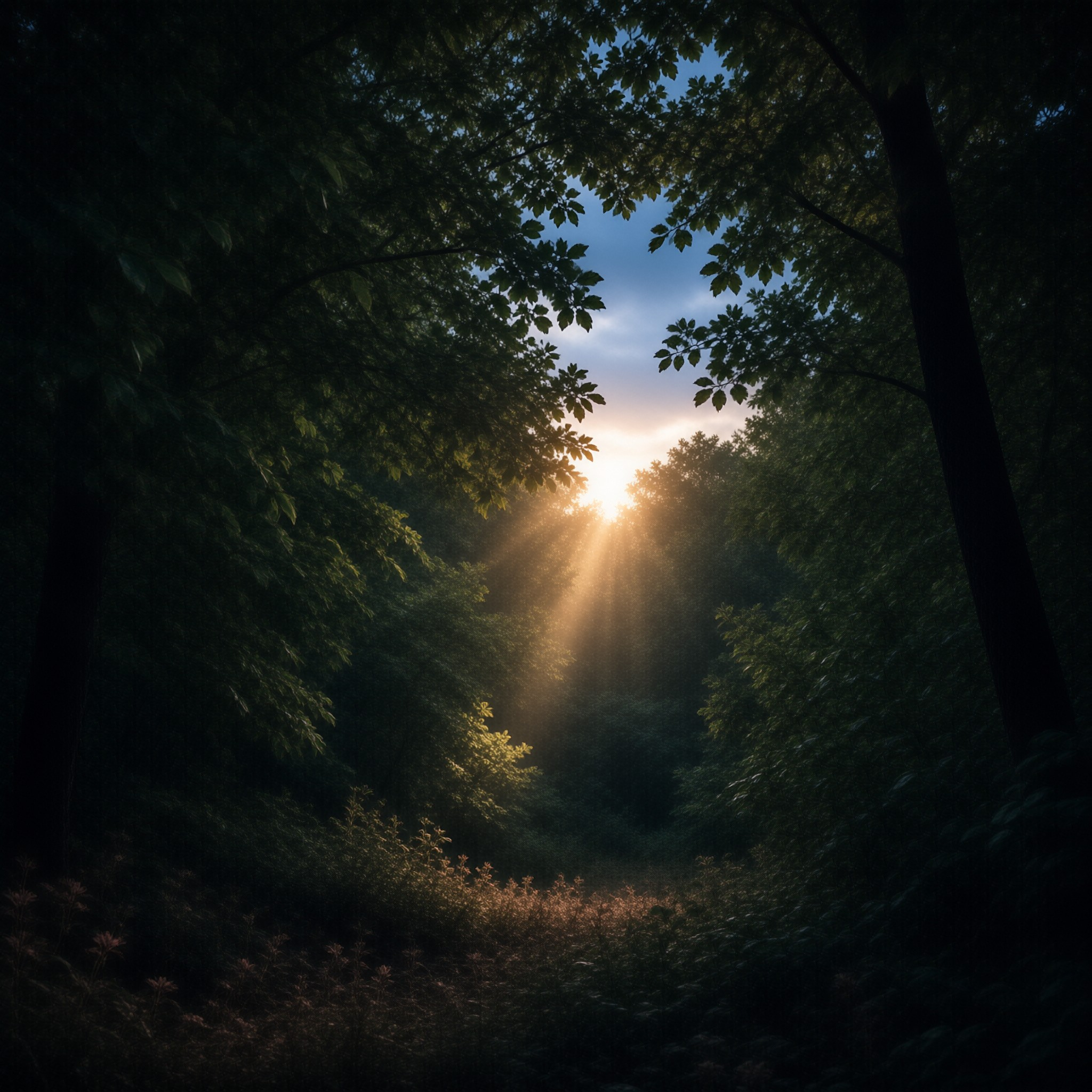 Sunlight in the Forest