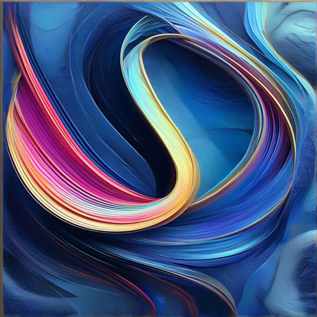 Abstract Flowing Colors