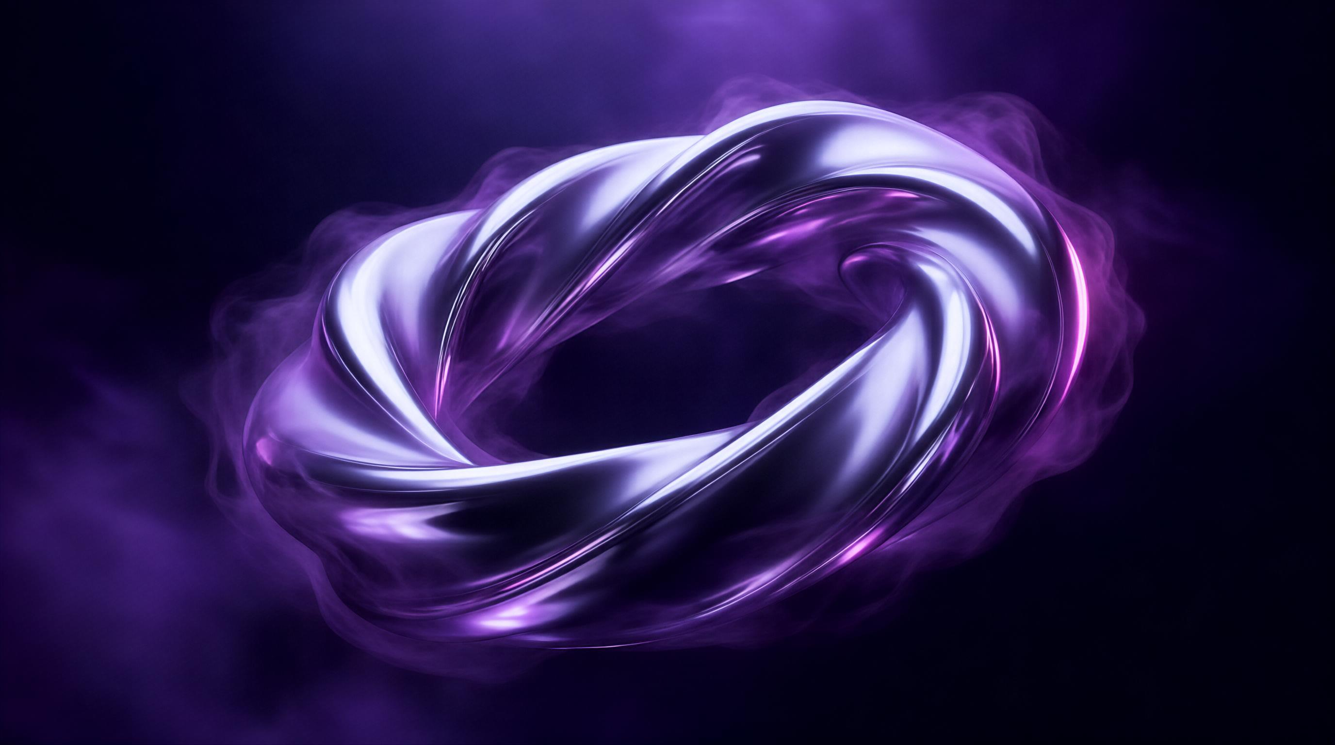 Abstract Purple Ring