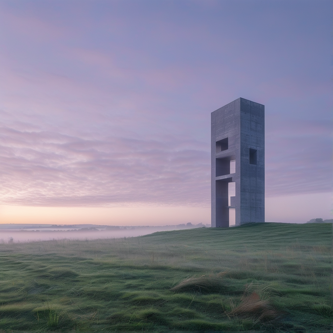 Mist Tower at Dawn