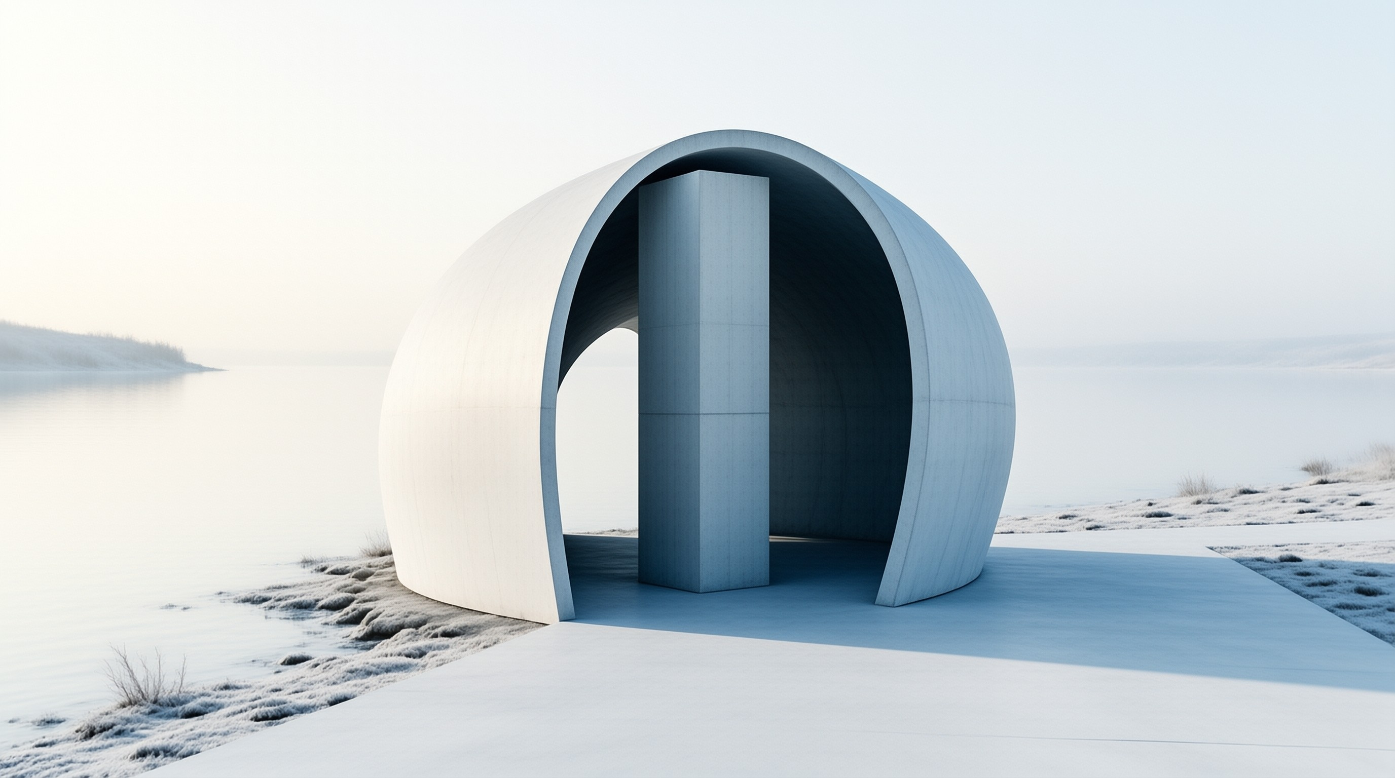 Minimalist Concrete Shell