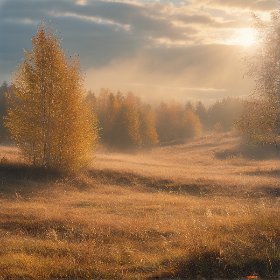 Misty Autumn Morning