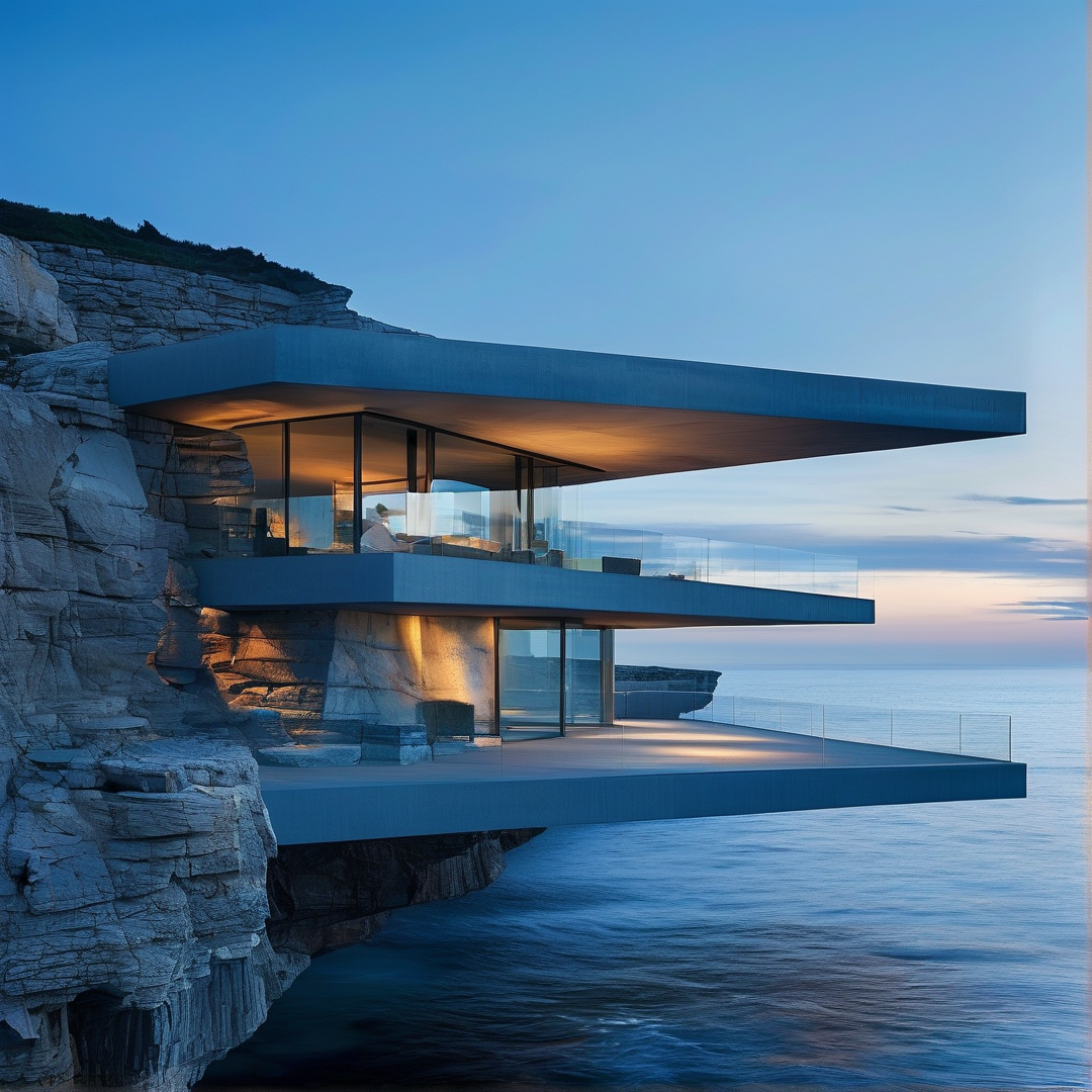 Modern Cliffside Villa