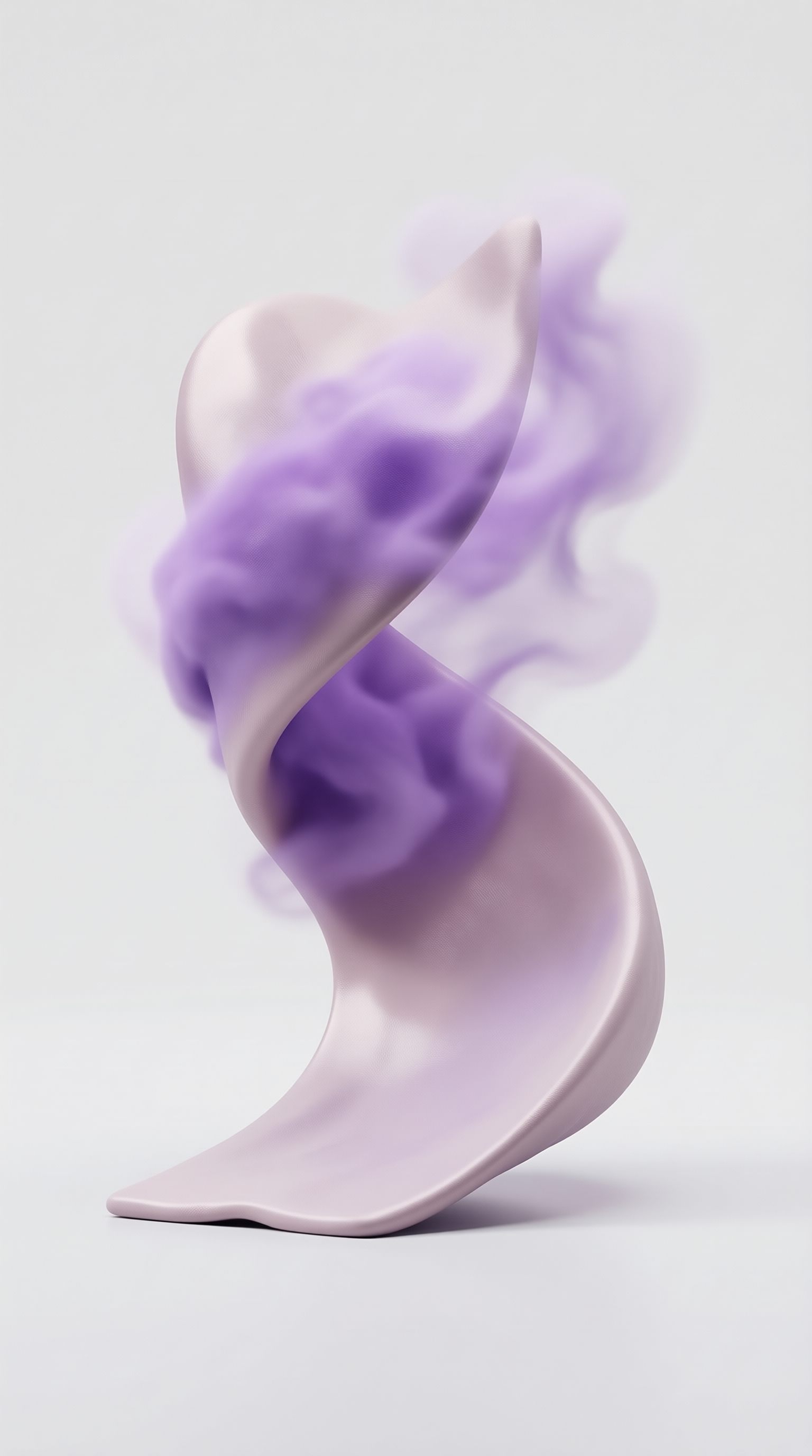 Abstract Lavender Sculpture