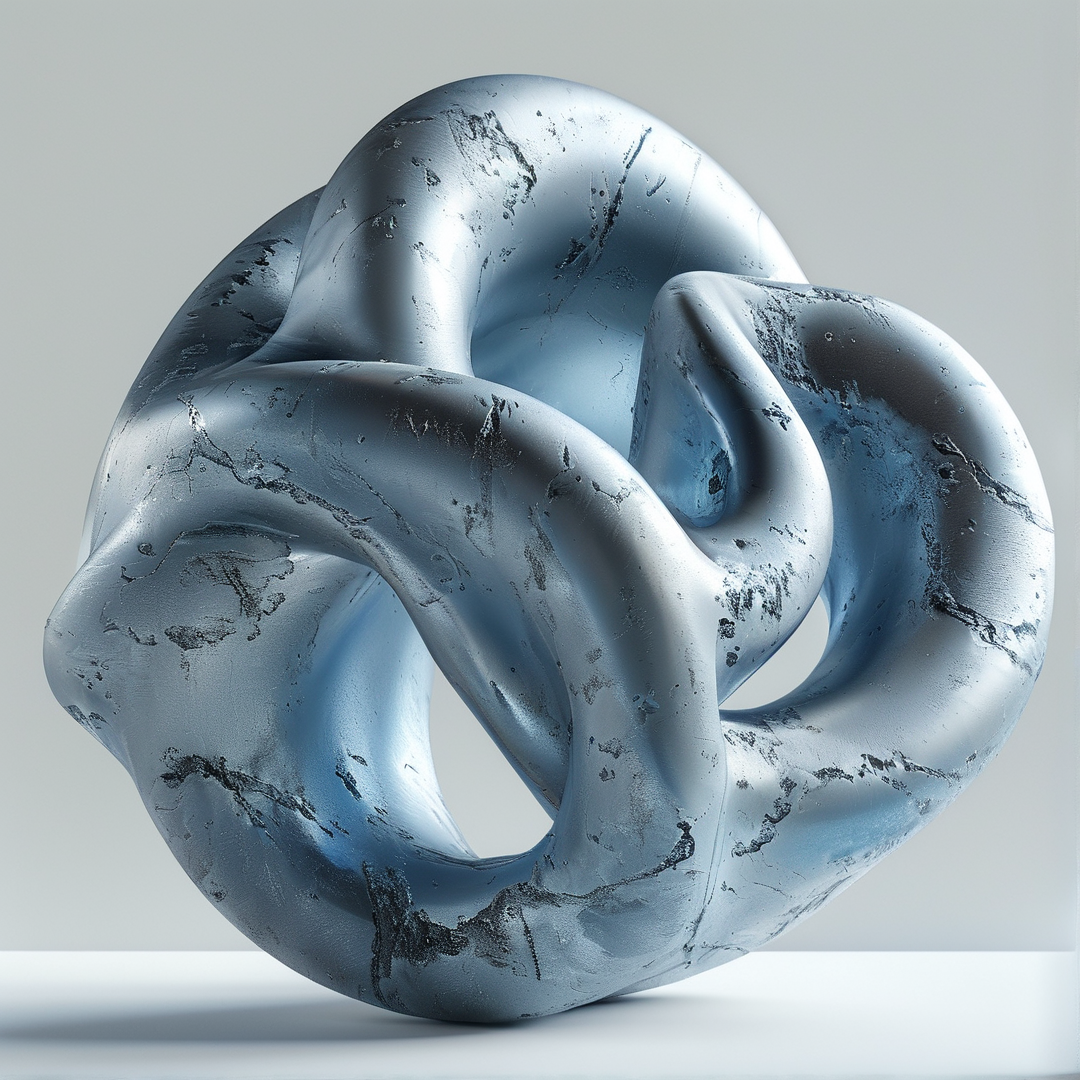 Abstract Metallic Knot