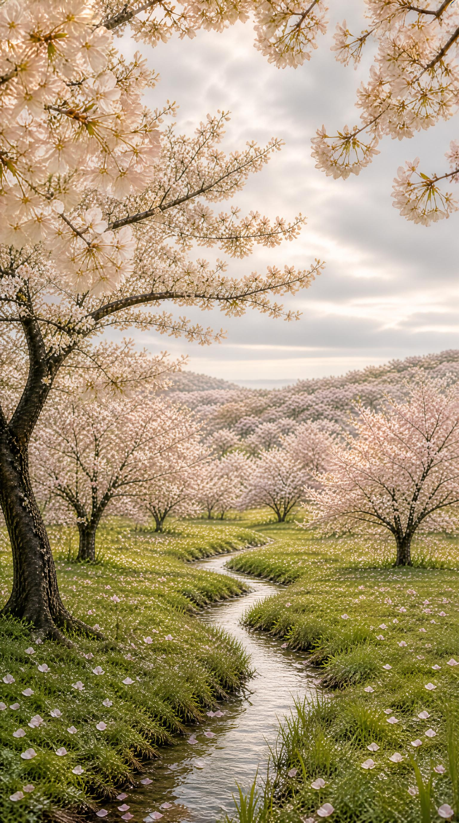 Cherry Blossom Stream