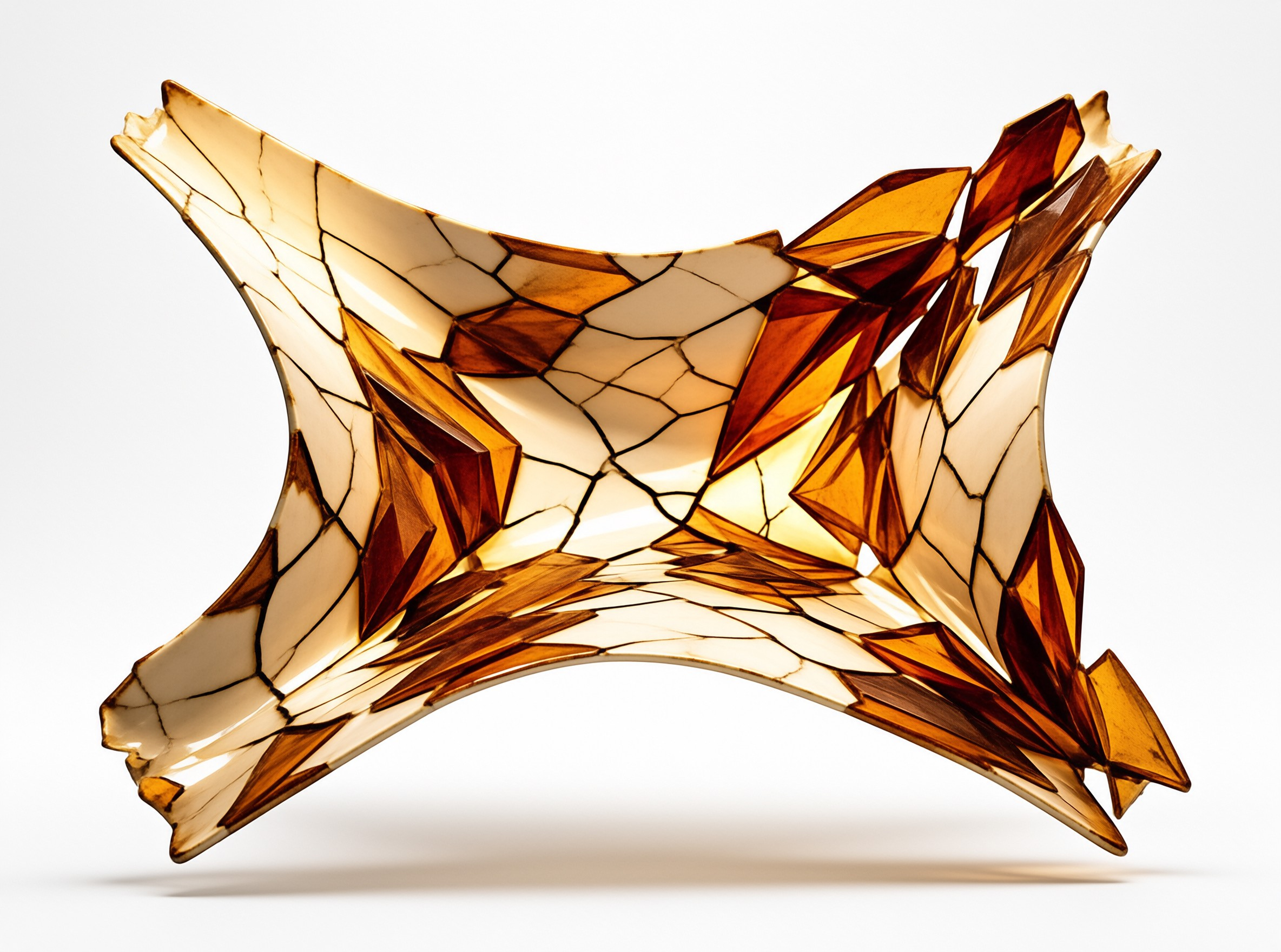 Amber Mosaic Sculpture