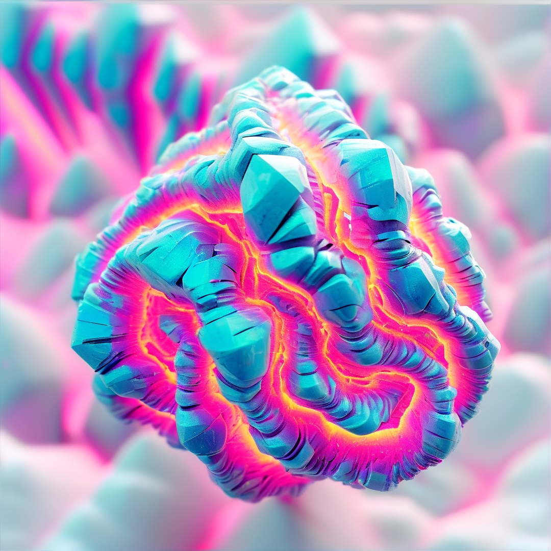 Neon Organic Crystal