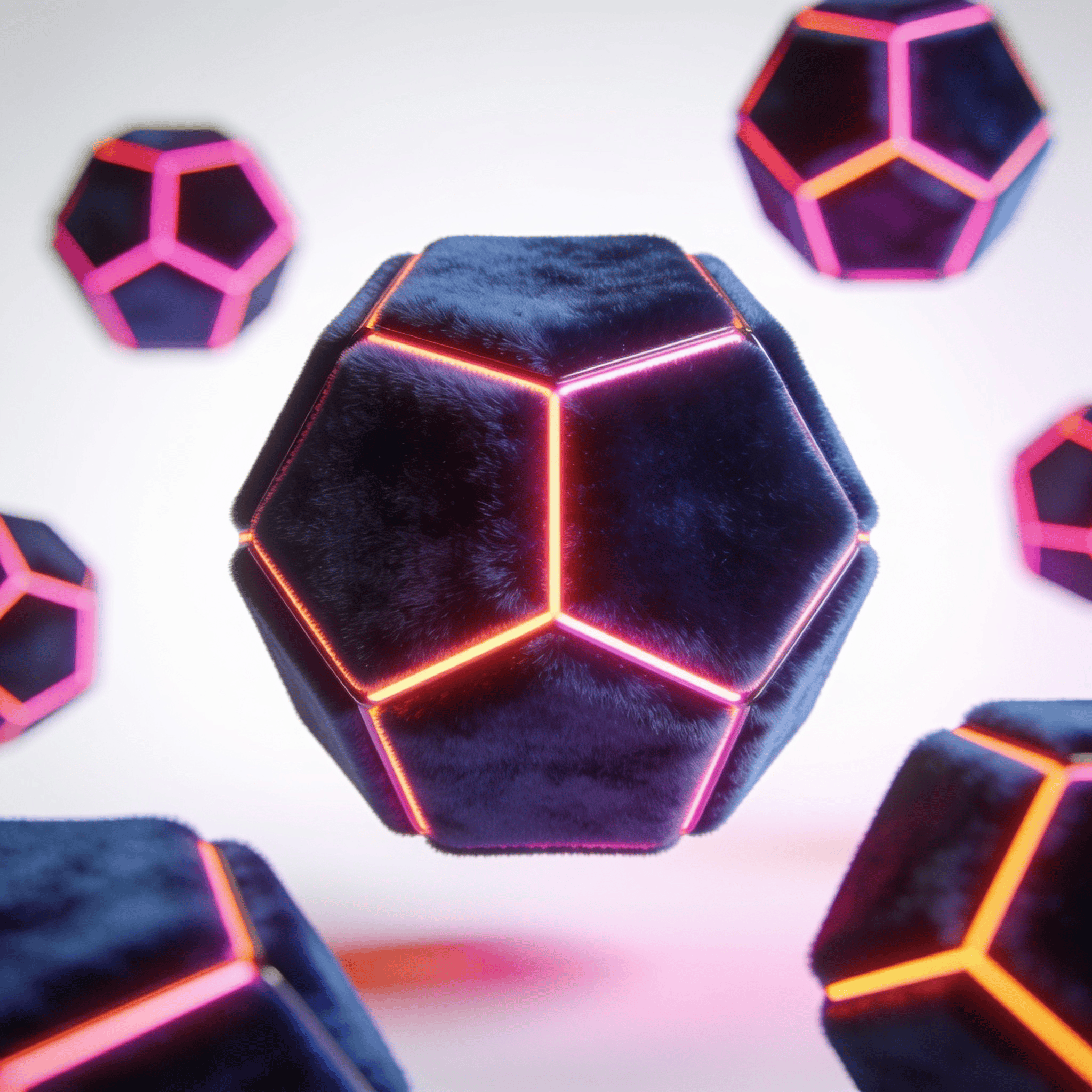 Neon, Velvet Dodecahedron