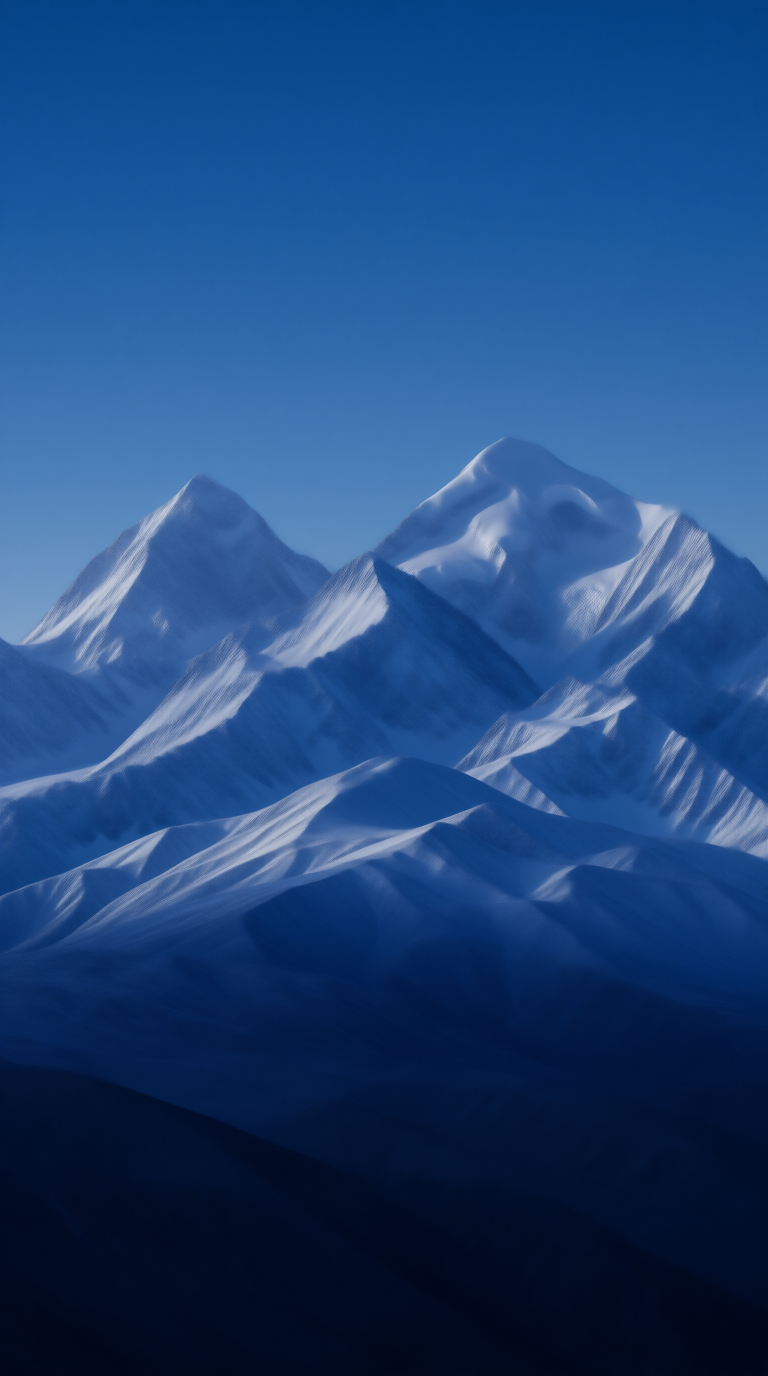Snowy Mountain Peaks