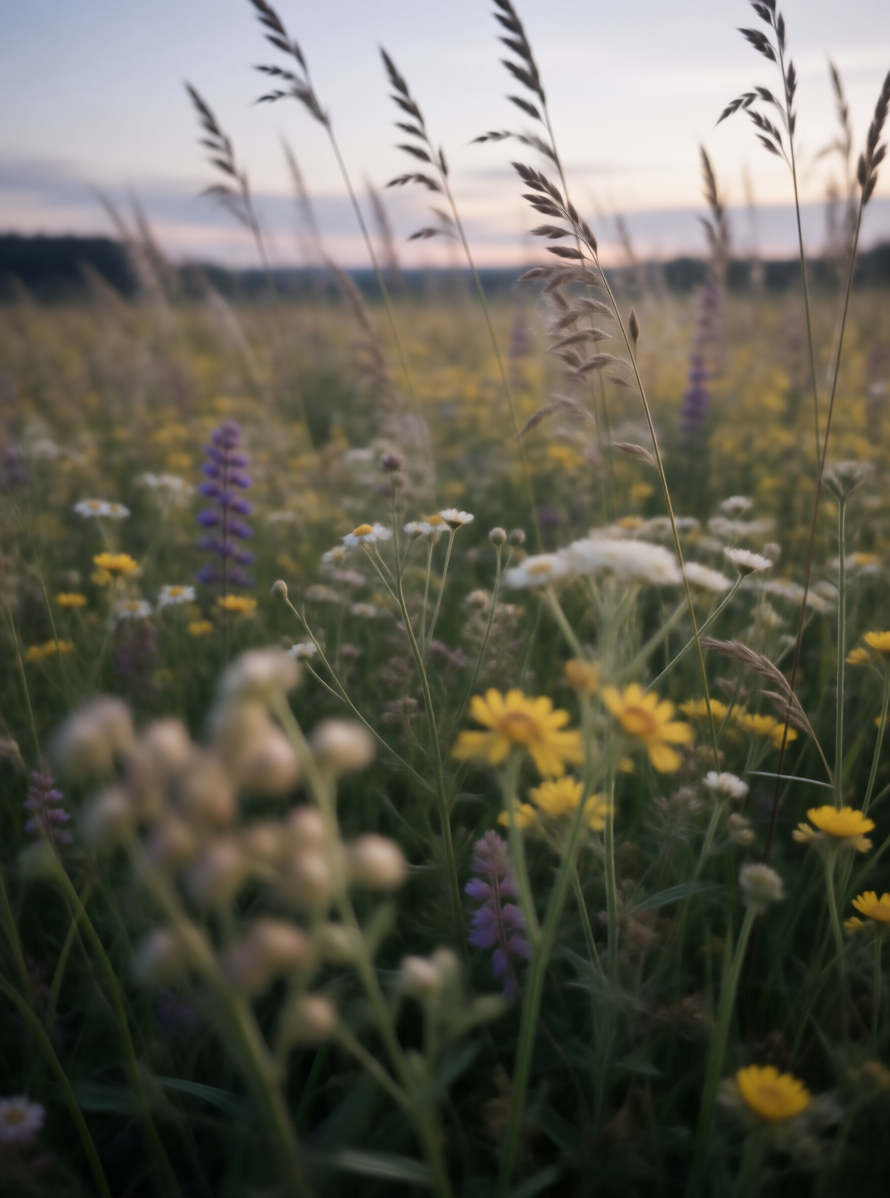 Wildflowers at Twilight