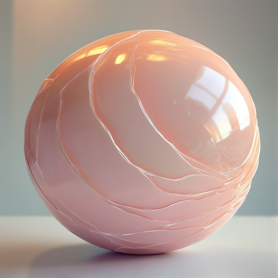 Glossy Pink Sphere