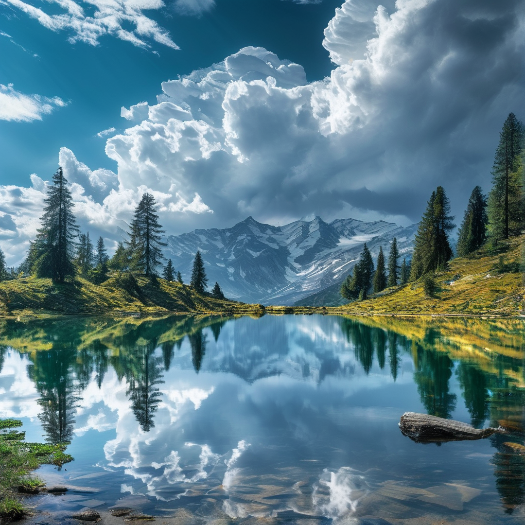 Mountain Lake Reflection