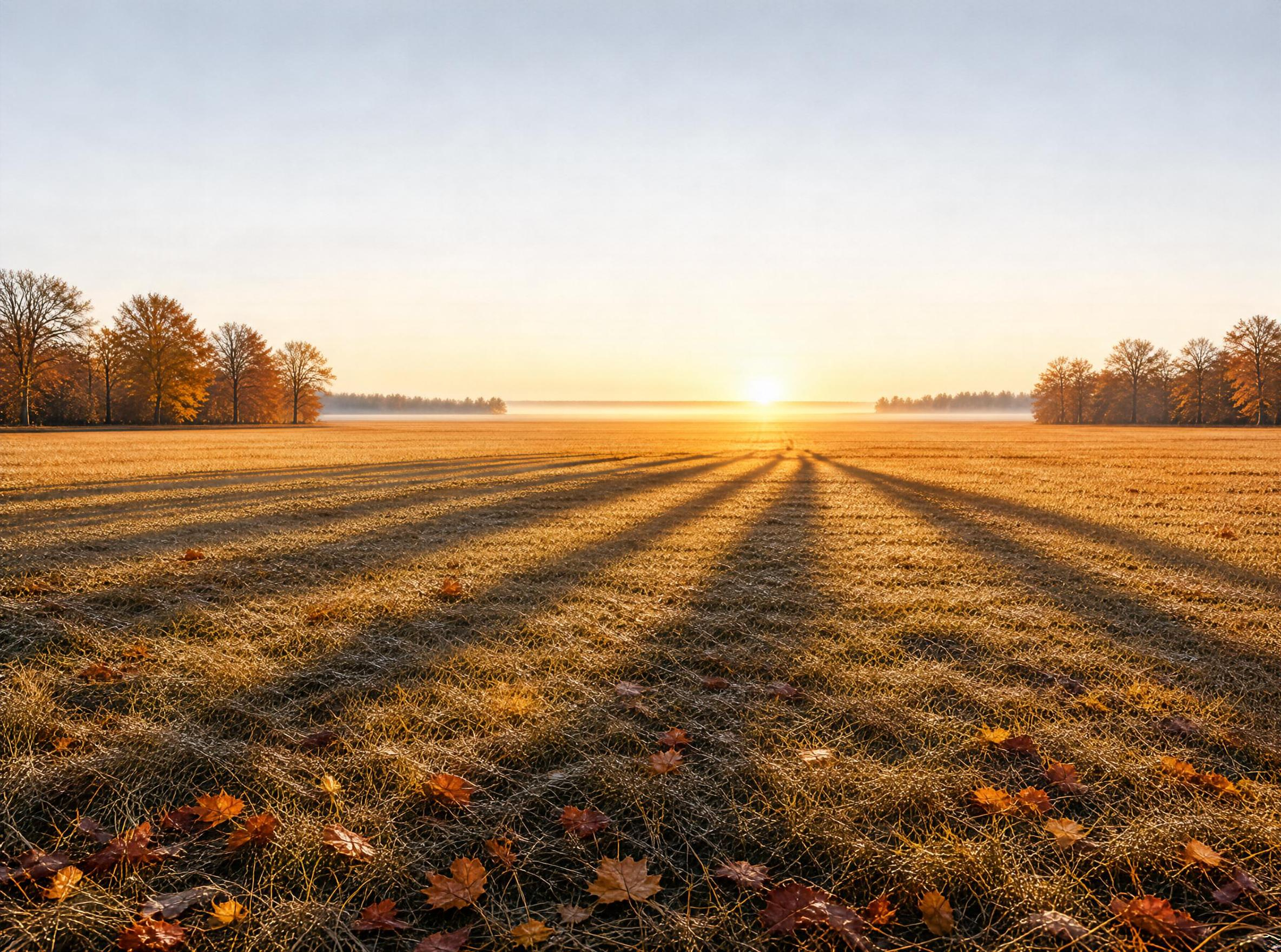 Autumn Field Sunrise