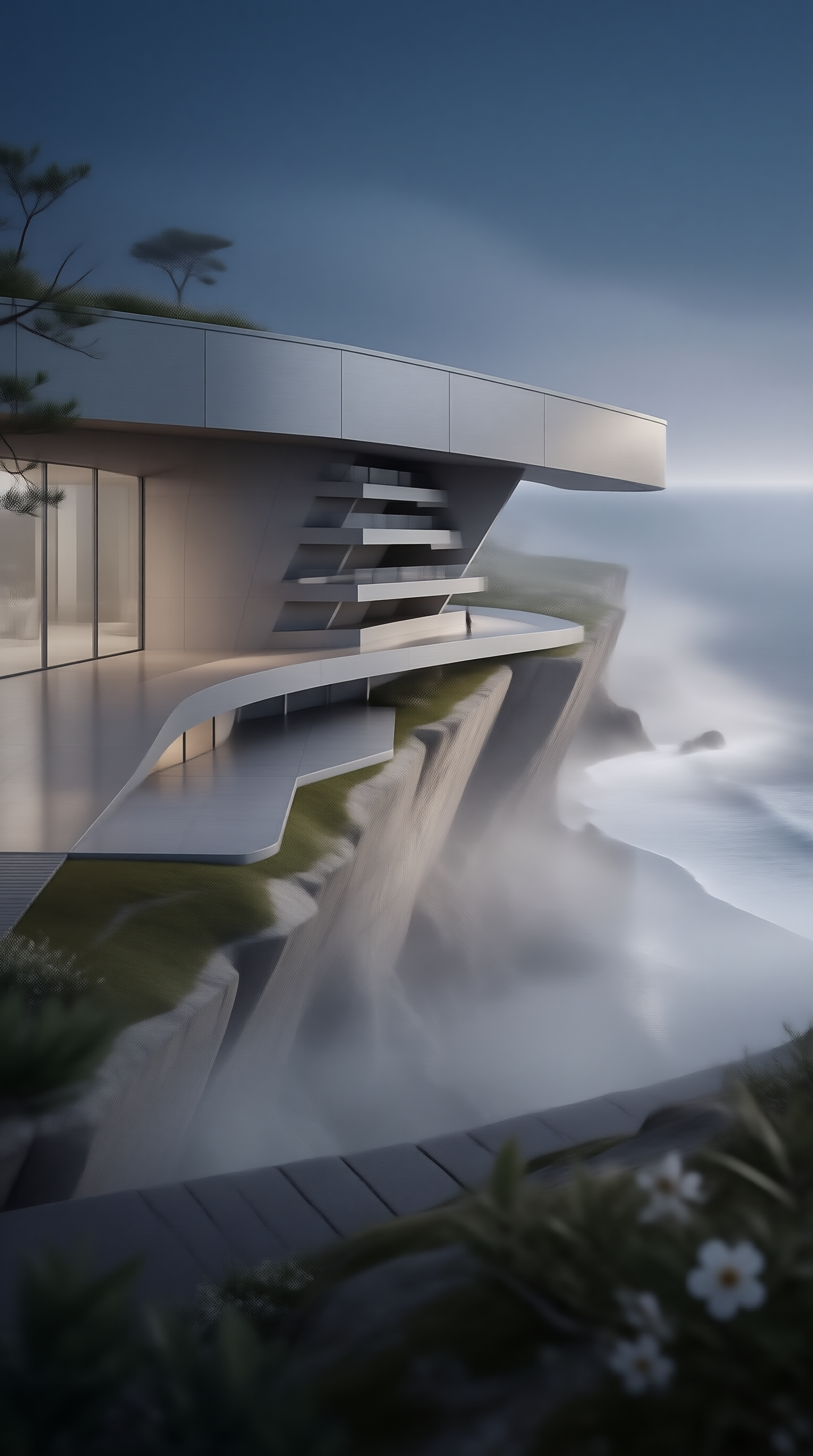 Modern Cliffside Villa