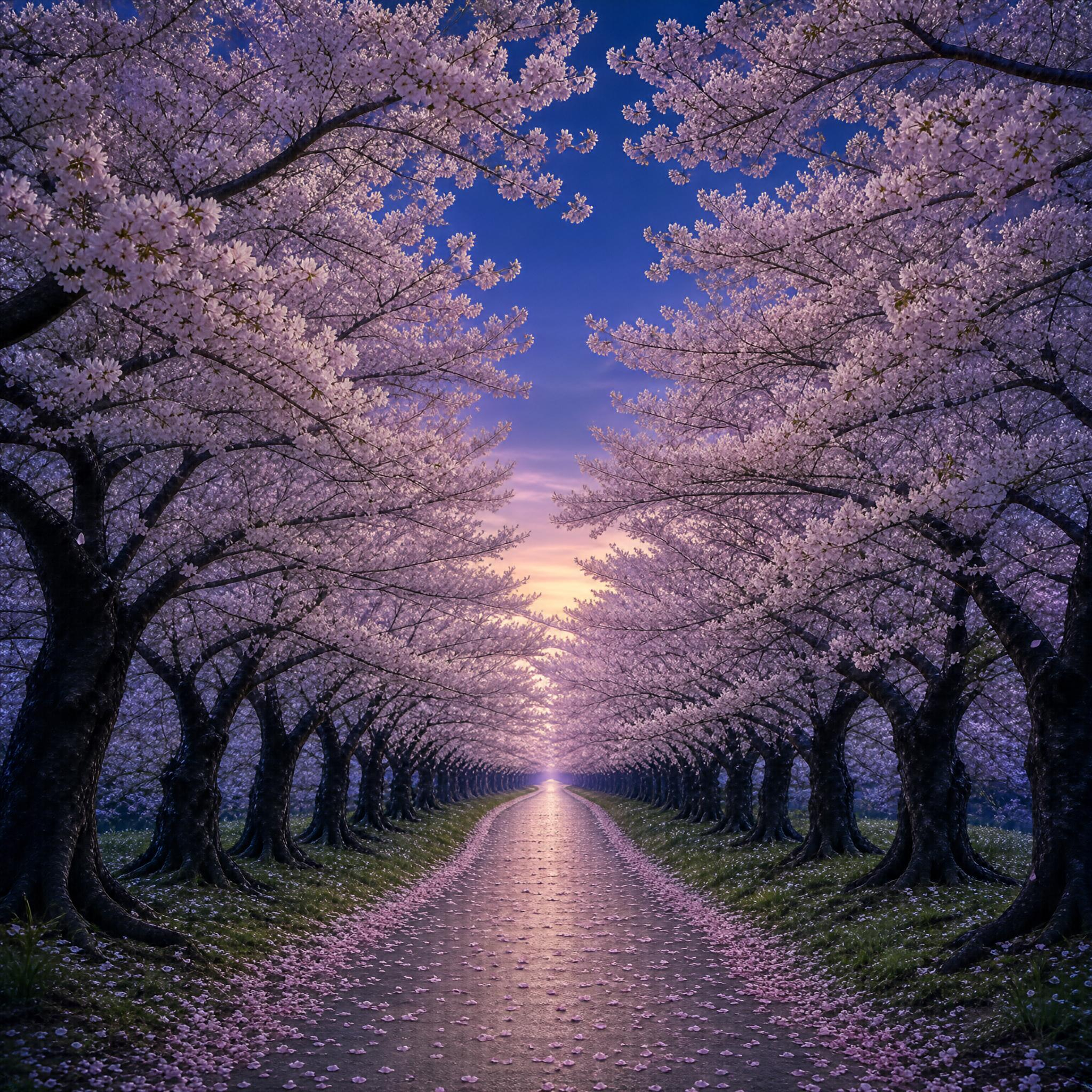 Cherry Blossom Pathway