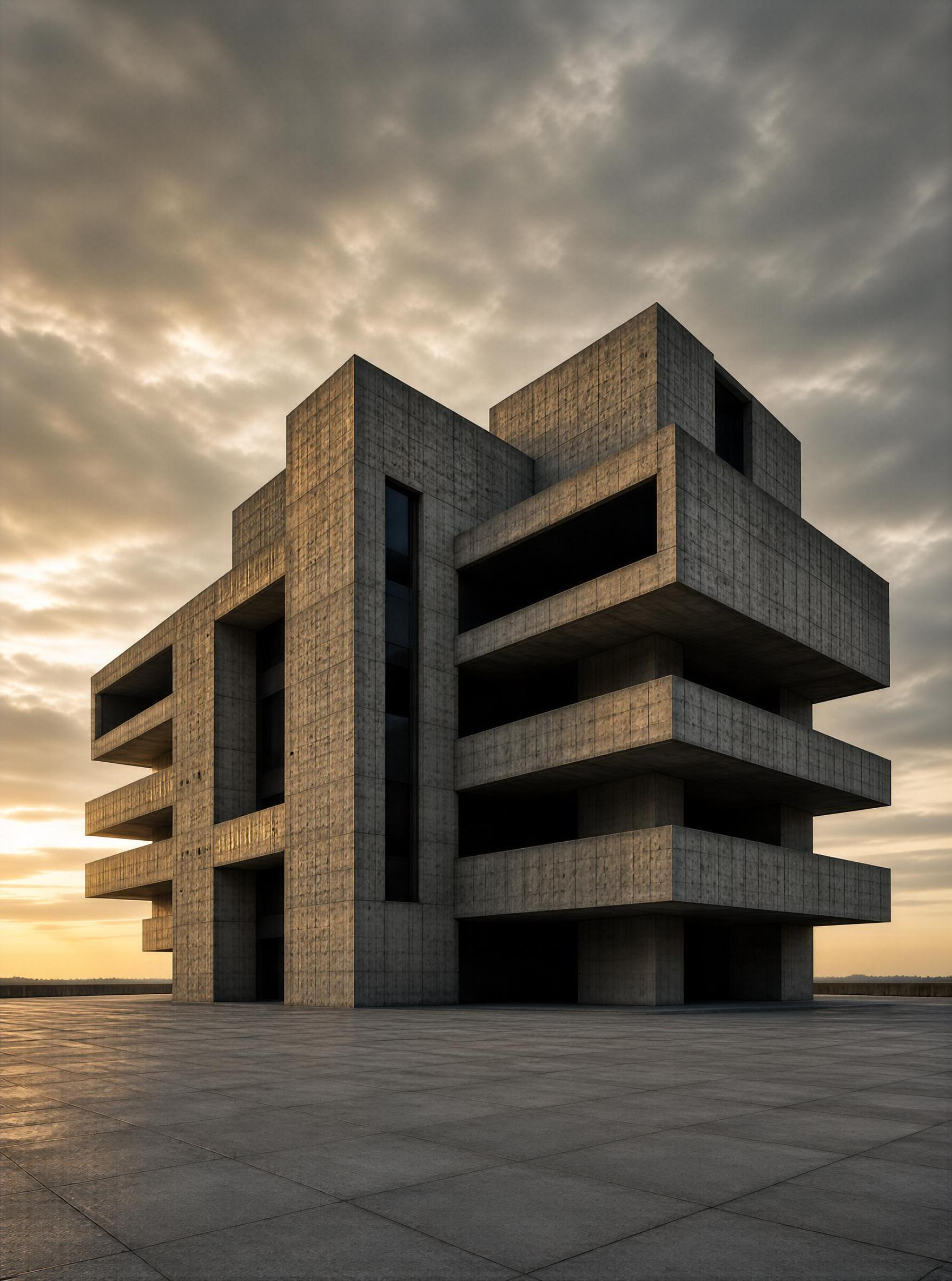 Modernist Concrete Building