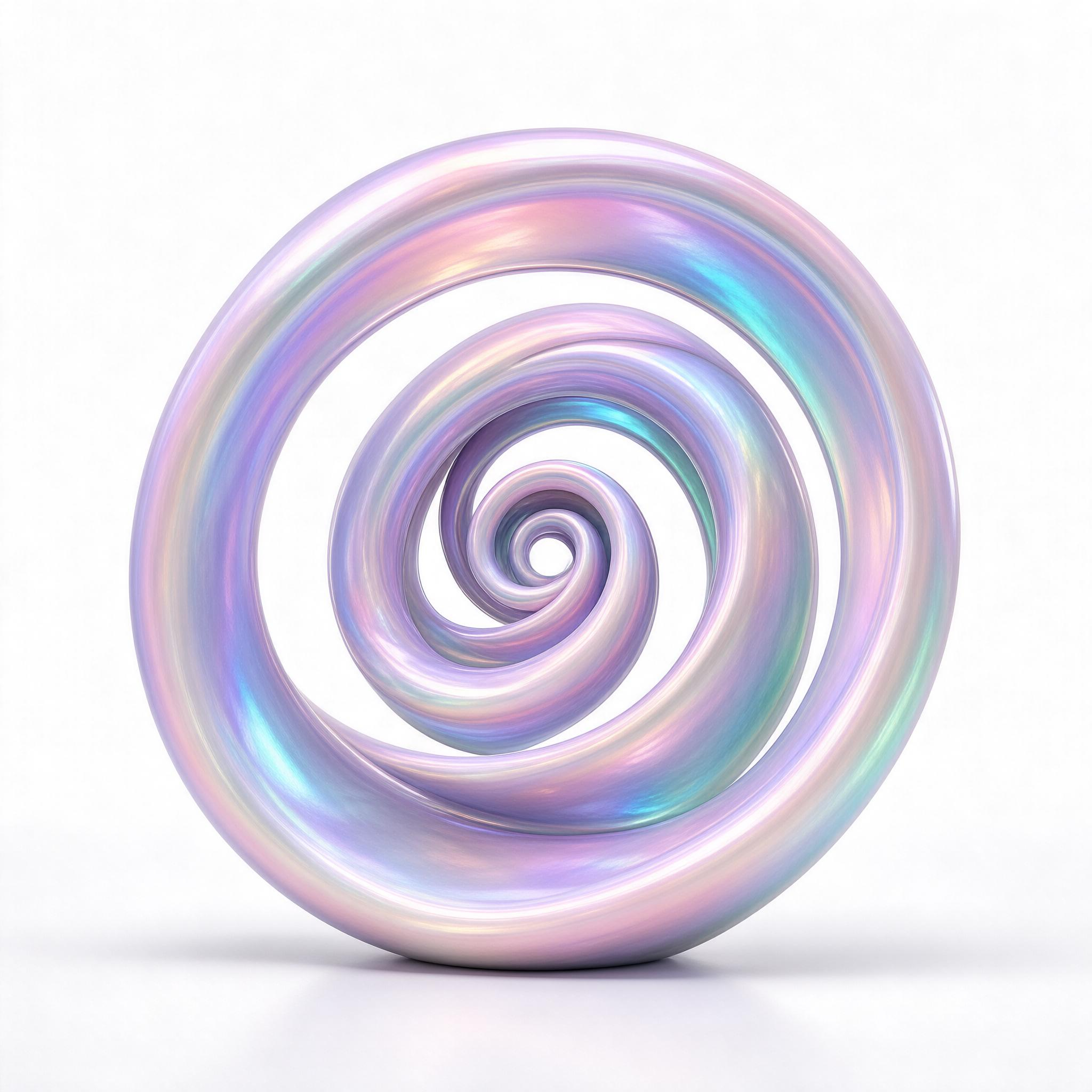 Iridescent Spiral Torus
