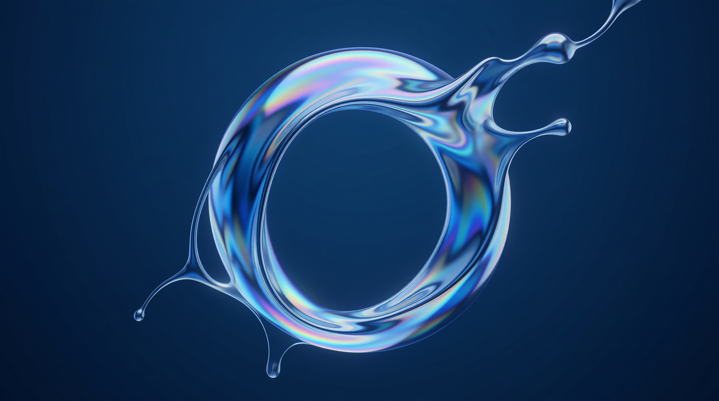 Iridescent Liquid Ring