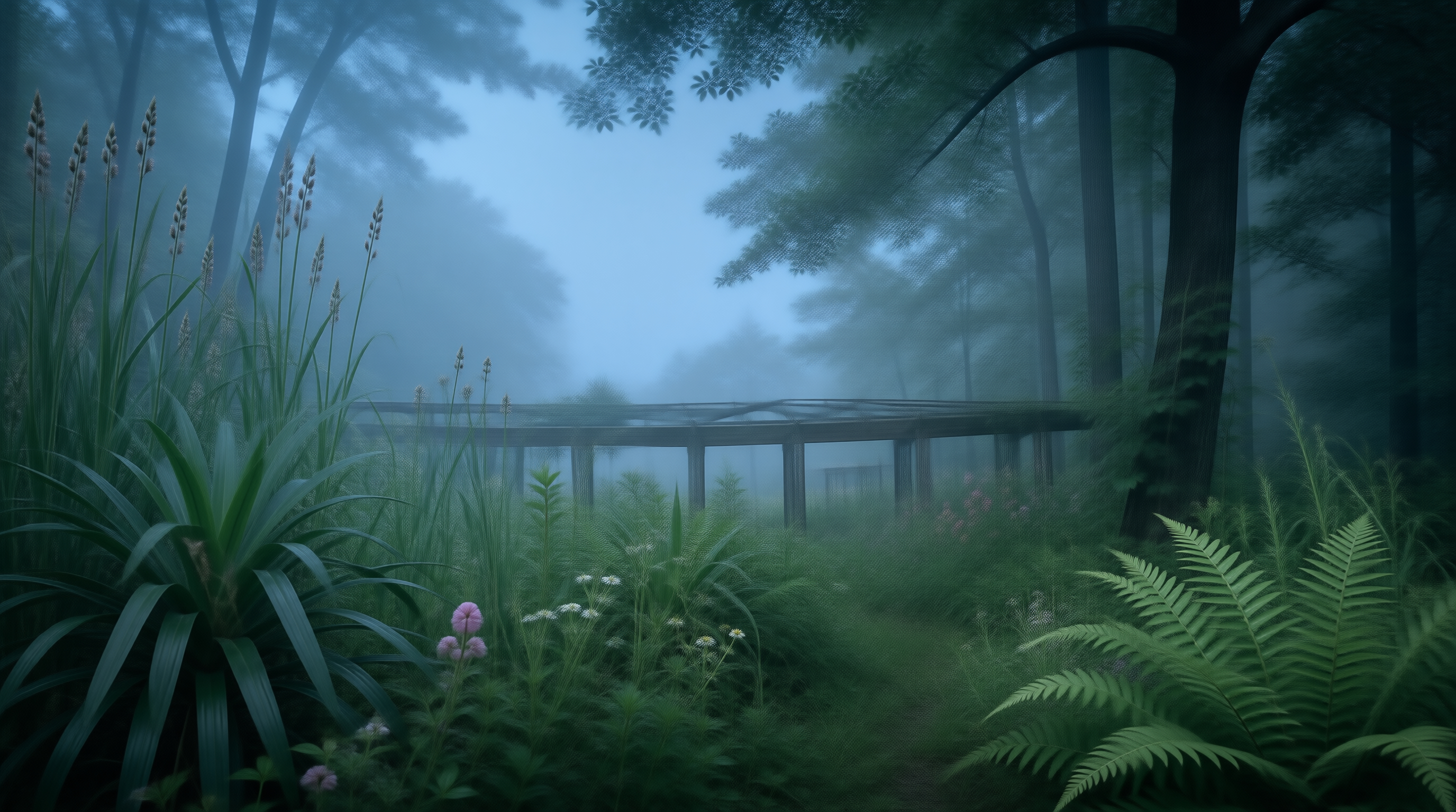 Misty Forest Walkway