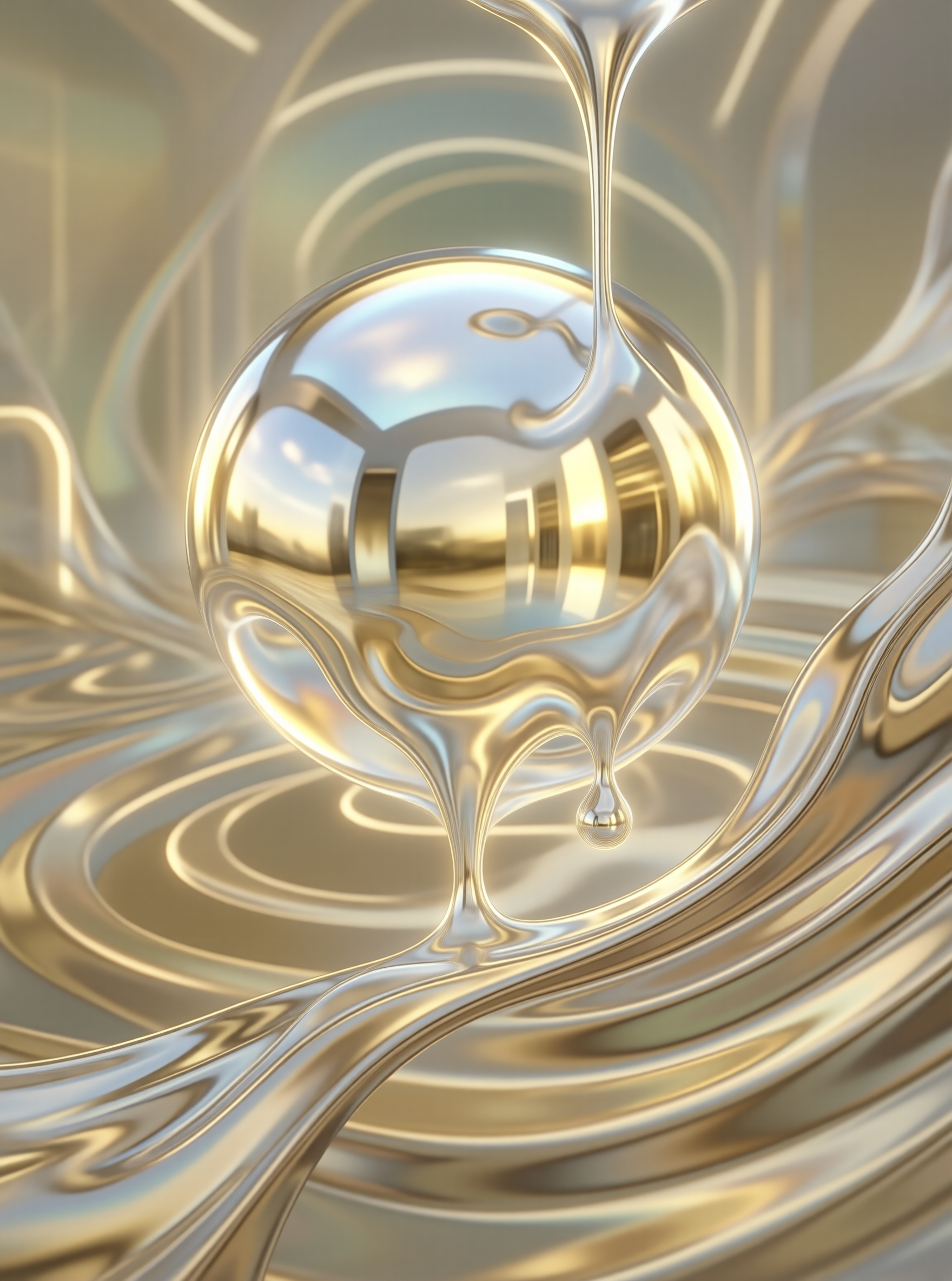 Liquid Chrome Sphere