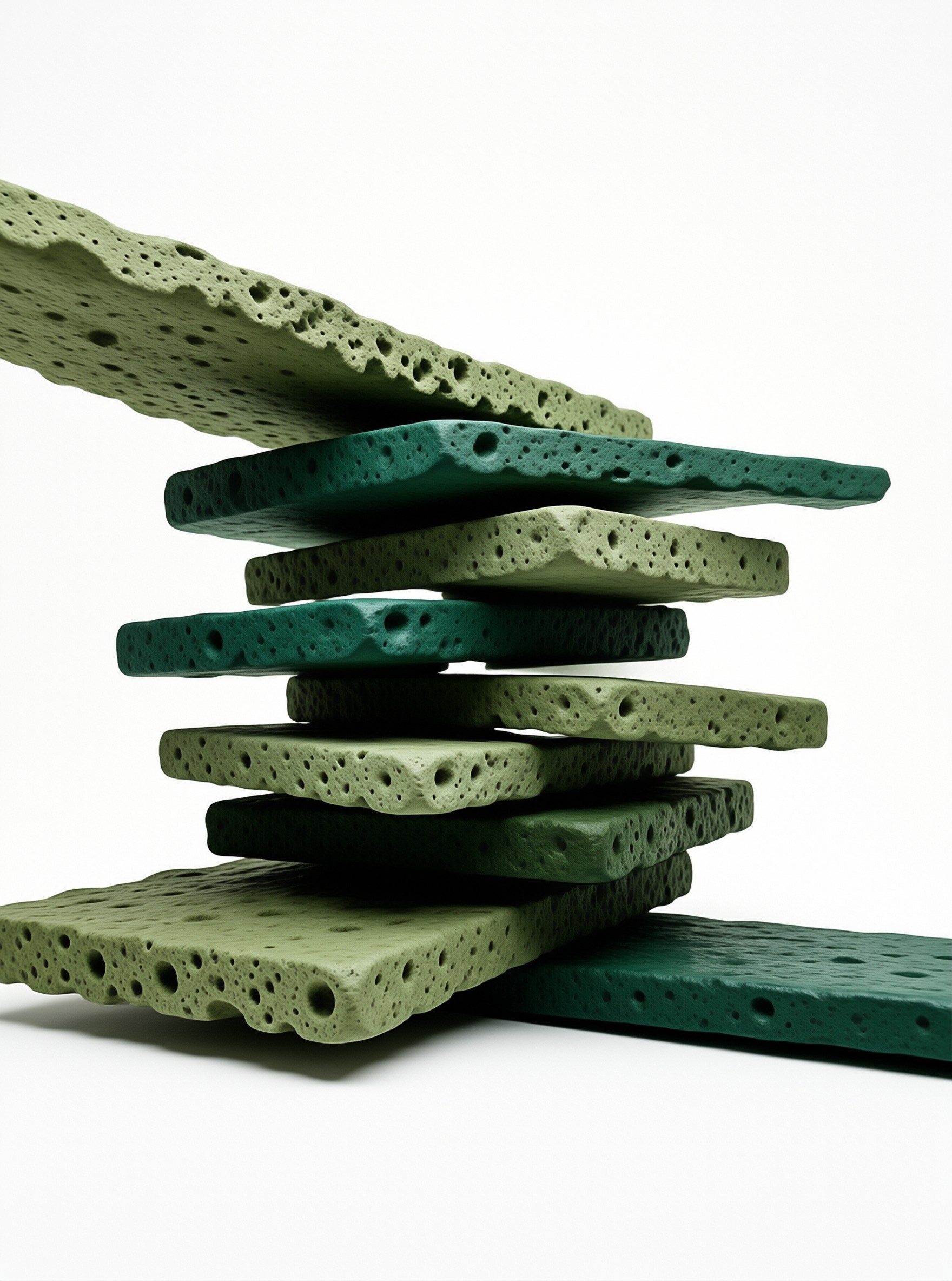 Stacked Porous Materials