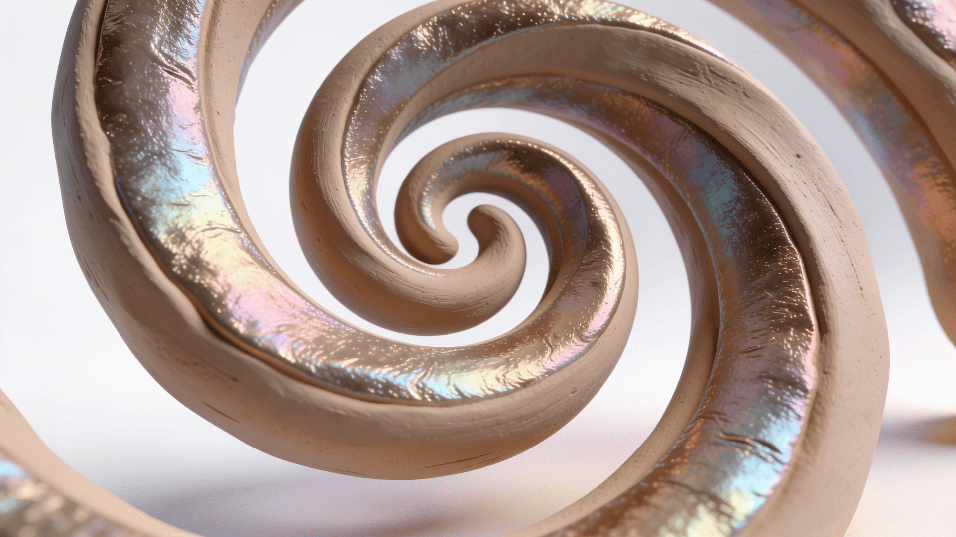Clay, Iridescent Helix