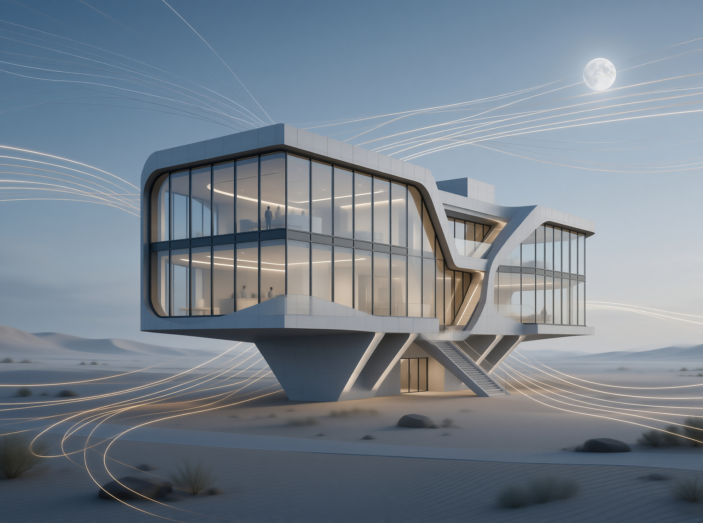 Futuristic Desert Villa