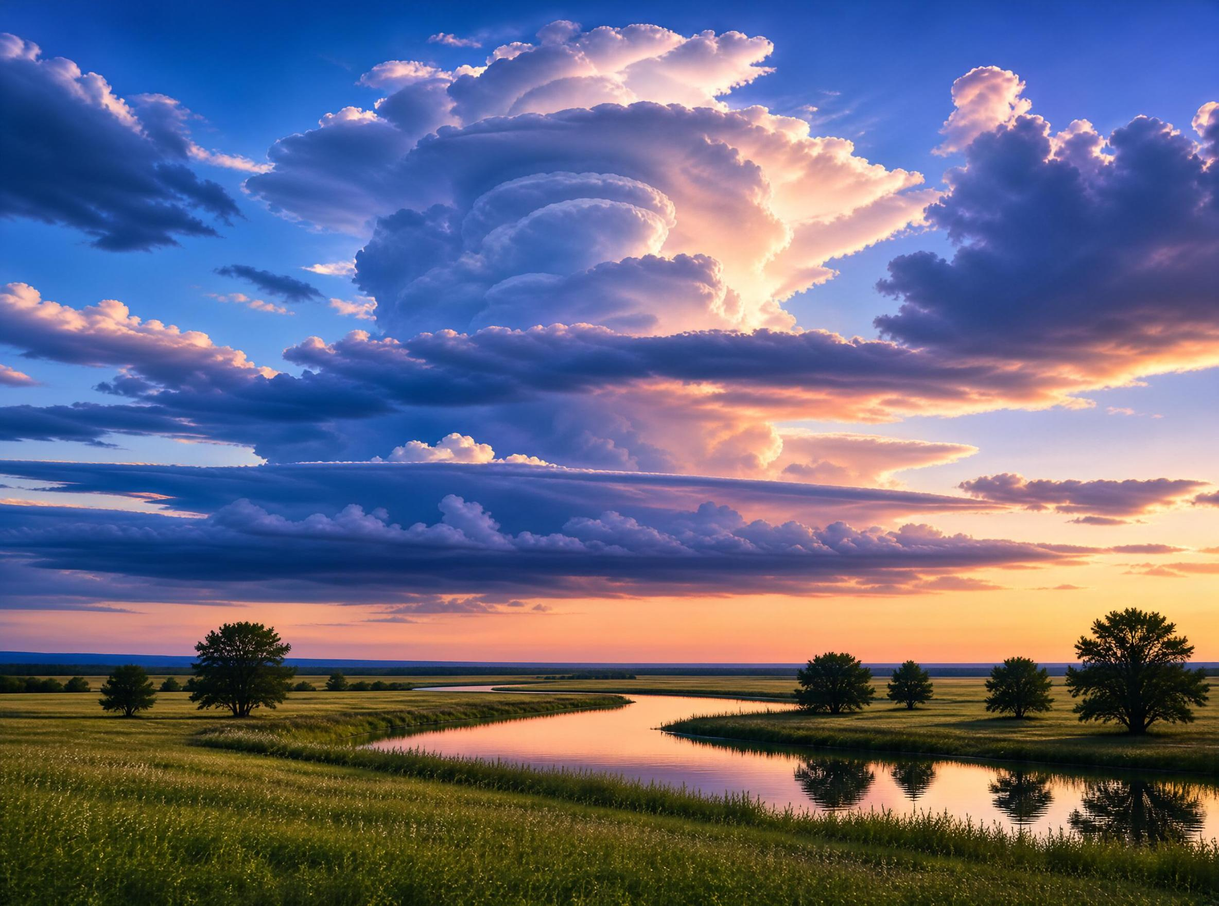 Serene River Landscape