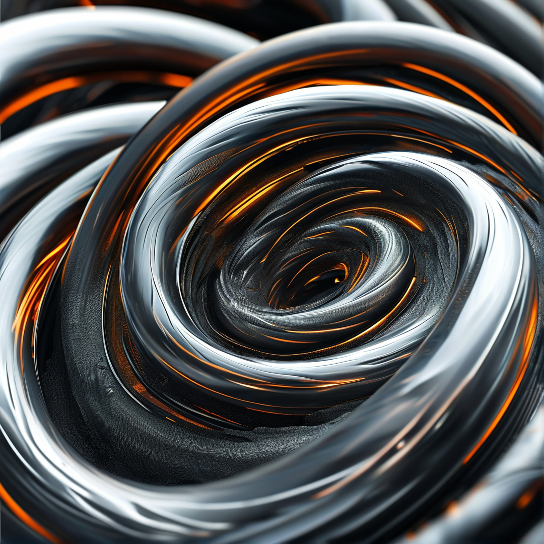 Swirling Molten Vortex