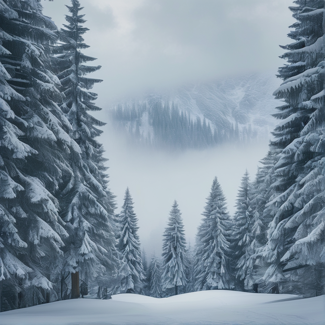 Snowy Forest Landscape