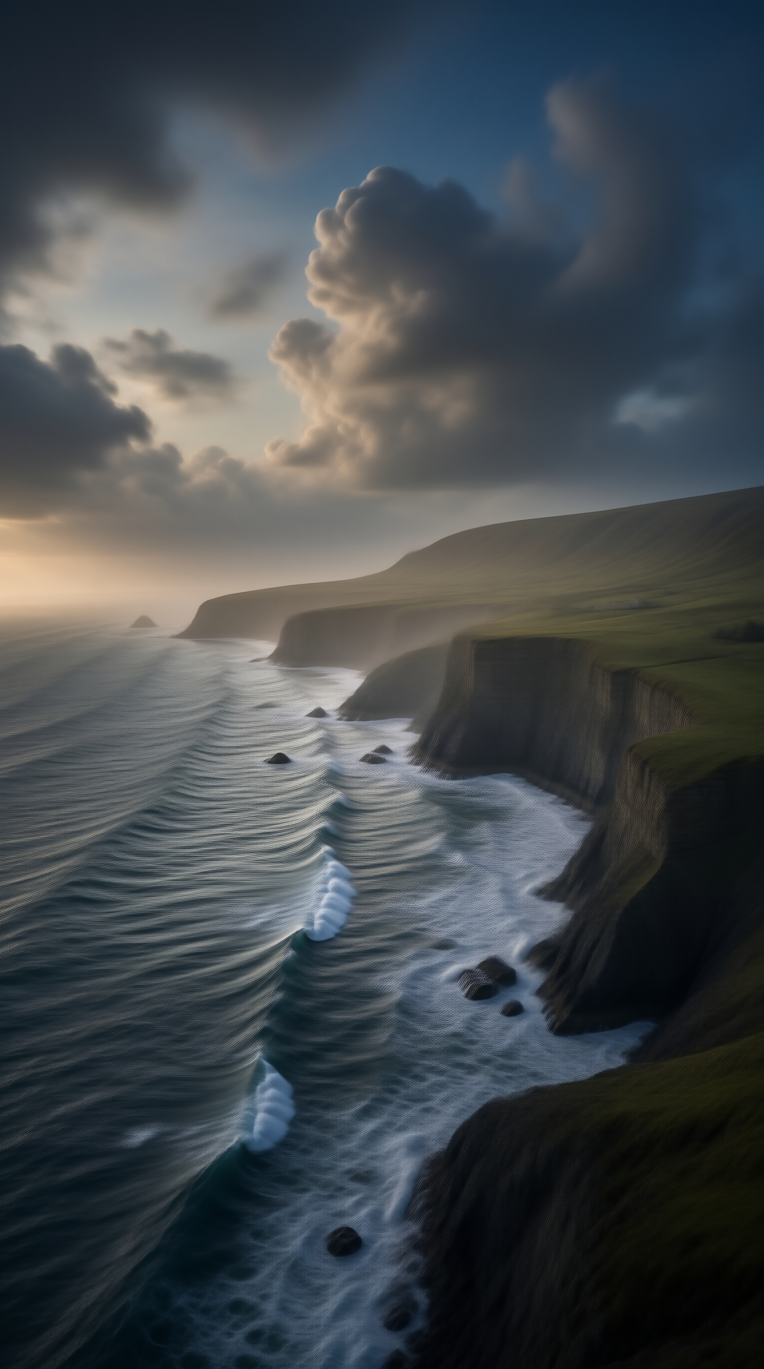 Dramatic Coastal Cliffs