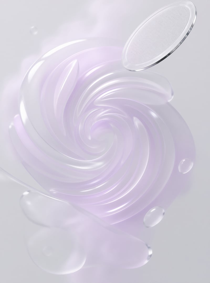 Translucent Cream Swirl