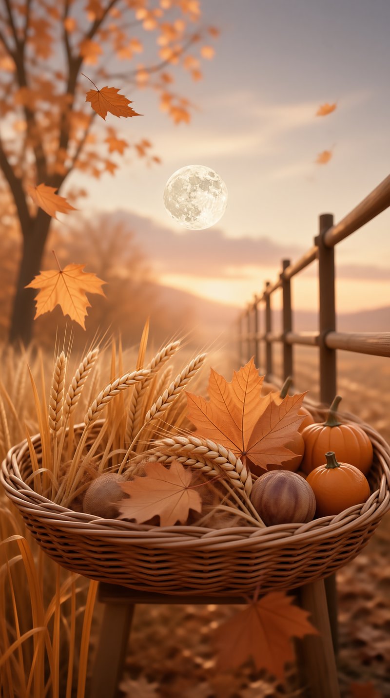 Moonlit Autumn Harvest