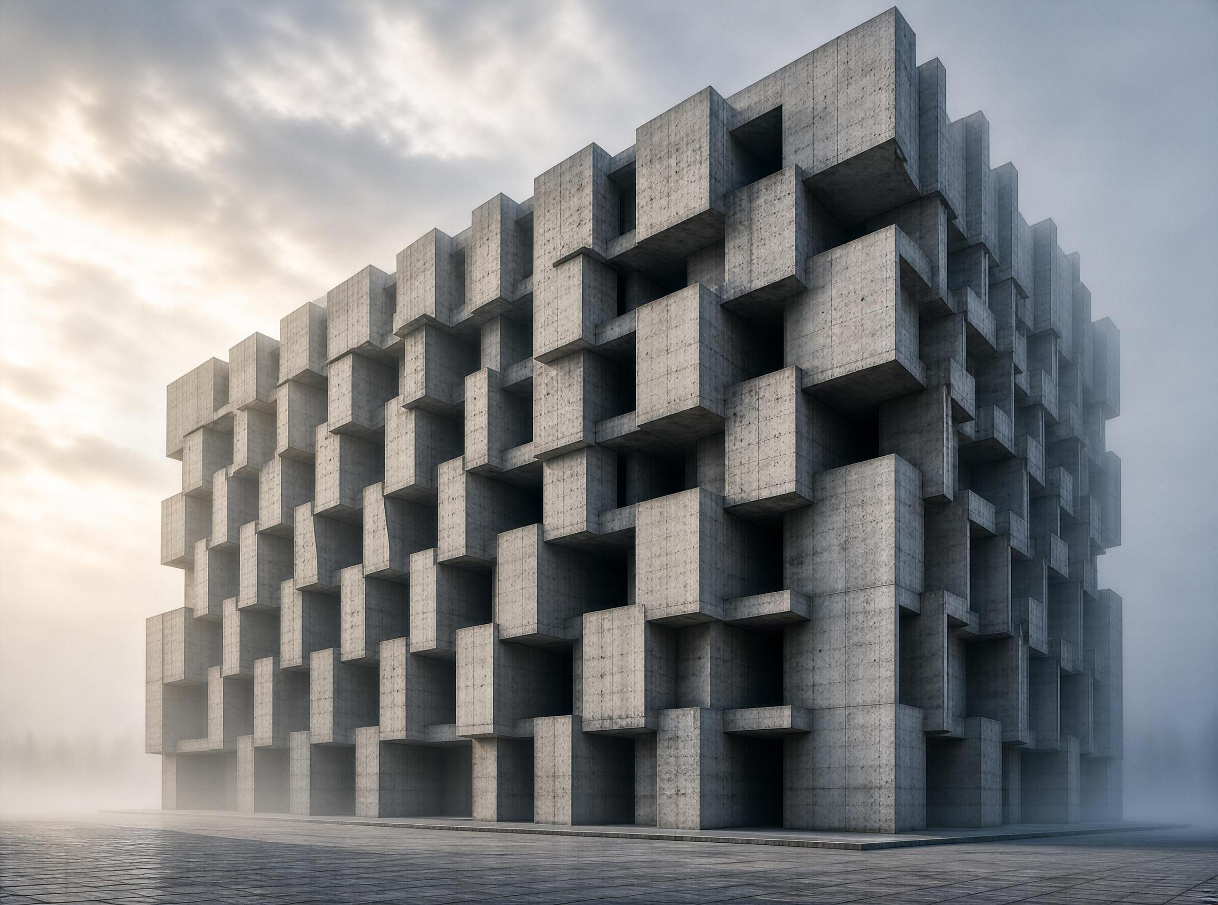 Concrete Block Building