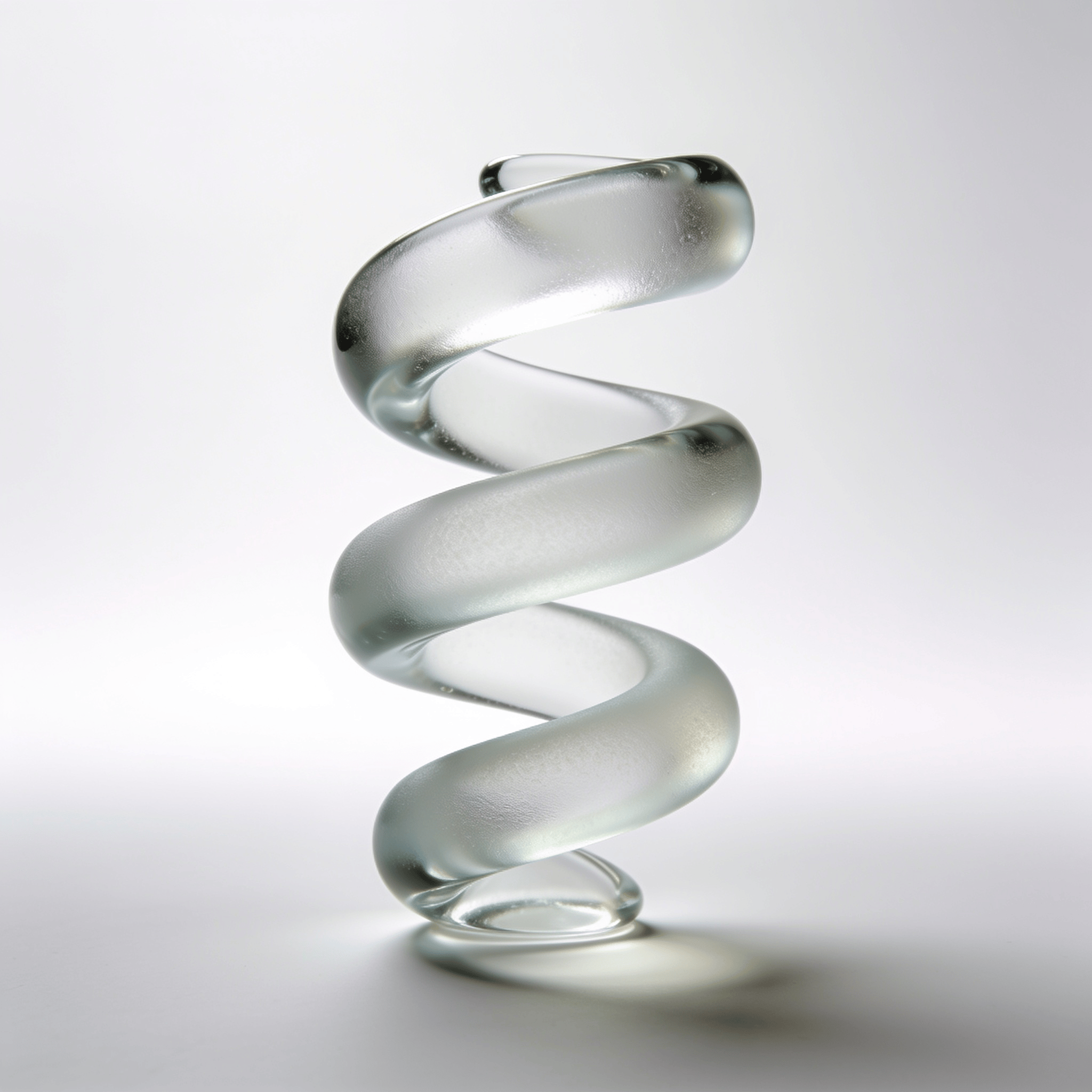 Frosted Glass Spiral