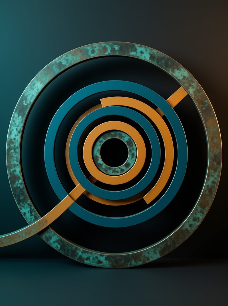 Abstract Concentric Rings