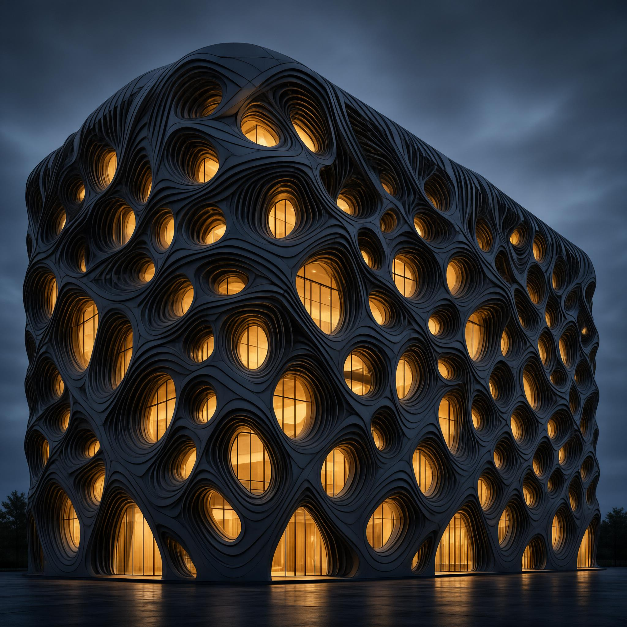Futuristic Organic Building