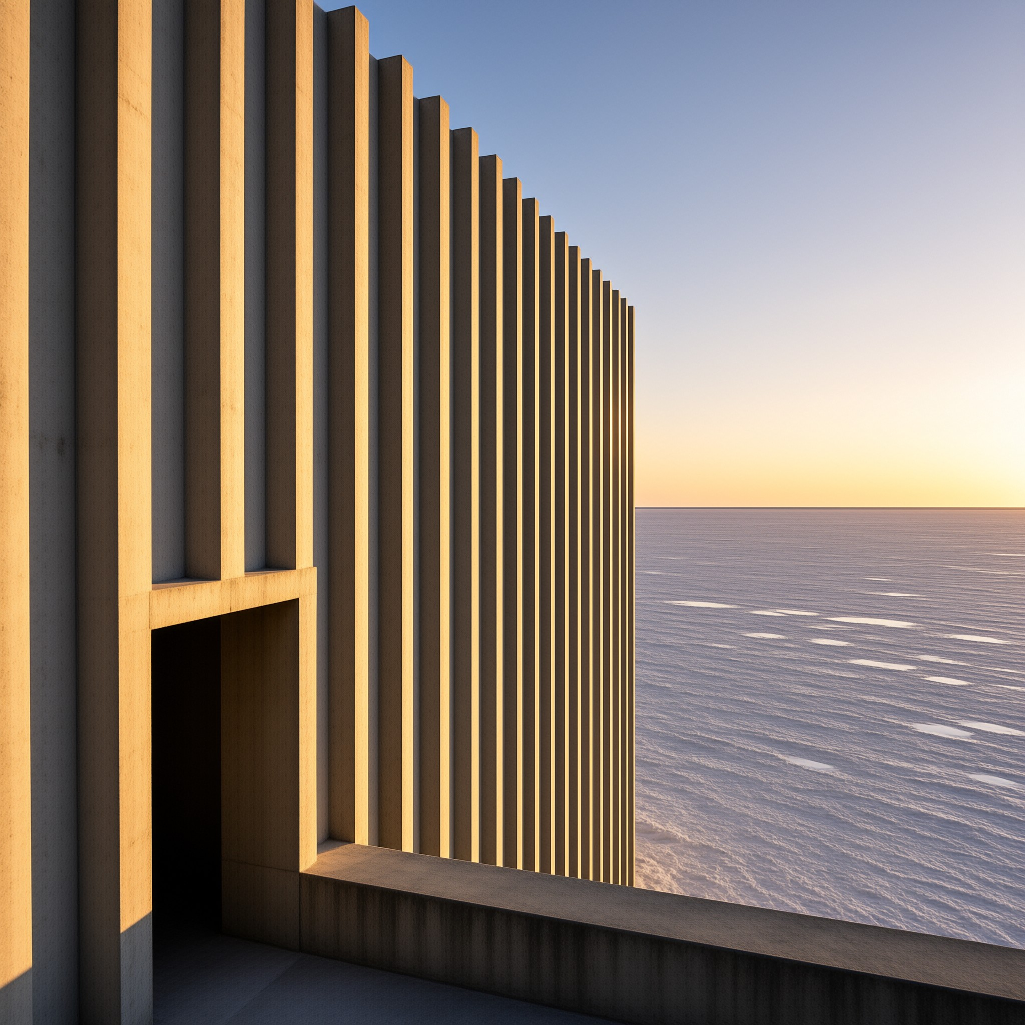 Sunset at Concrete Shelter
