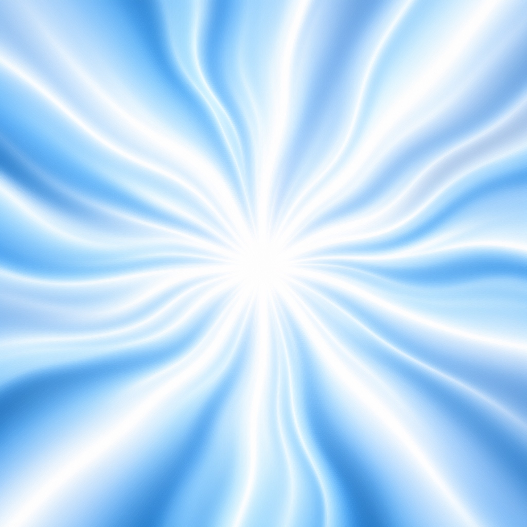 Blue Radial Swirl Pattern