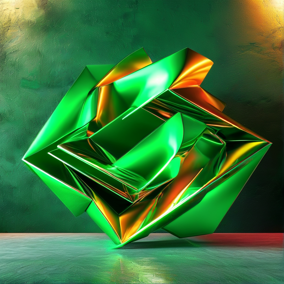 Abstract Metallic Sculpture