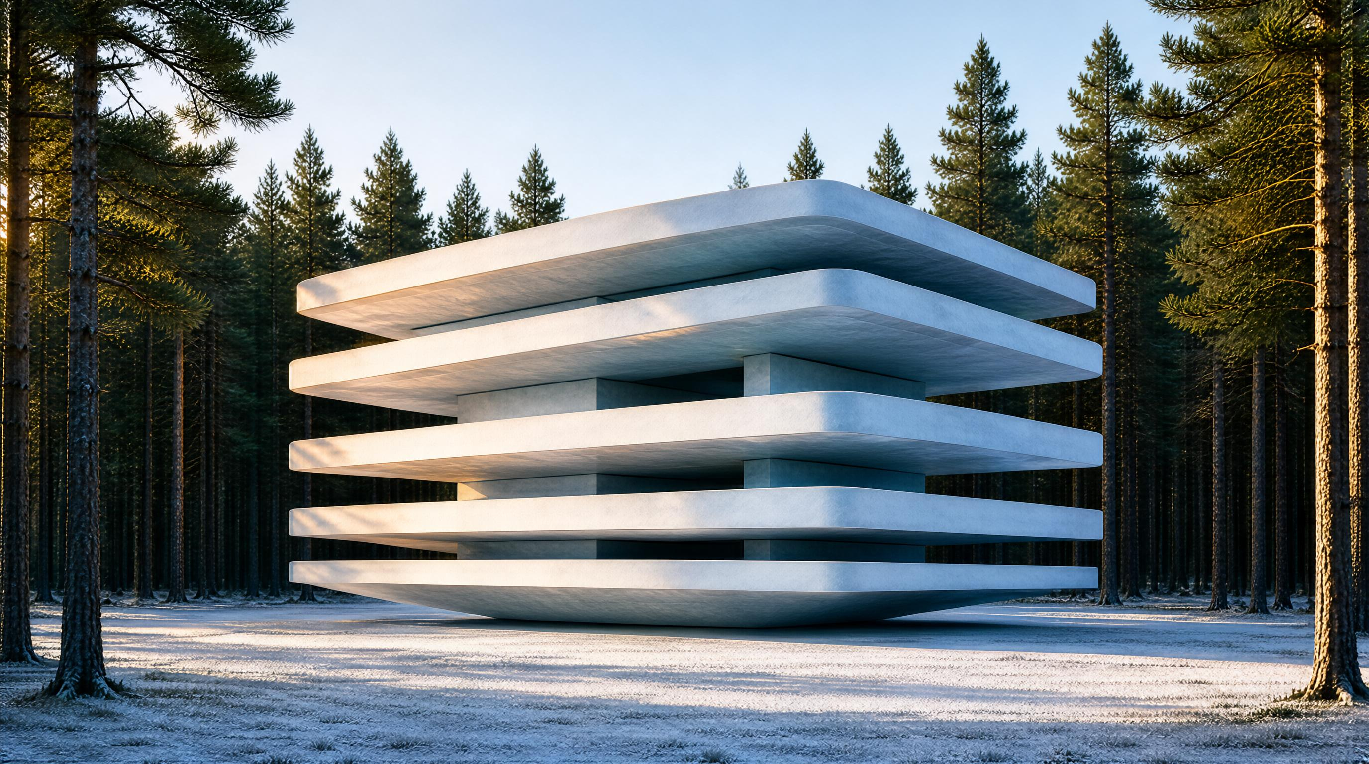 Modern Stacked Structure in Forest