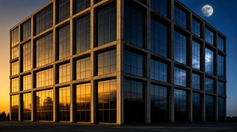 Modern Building at Twilight