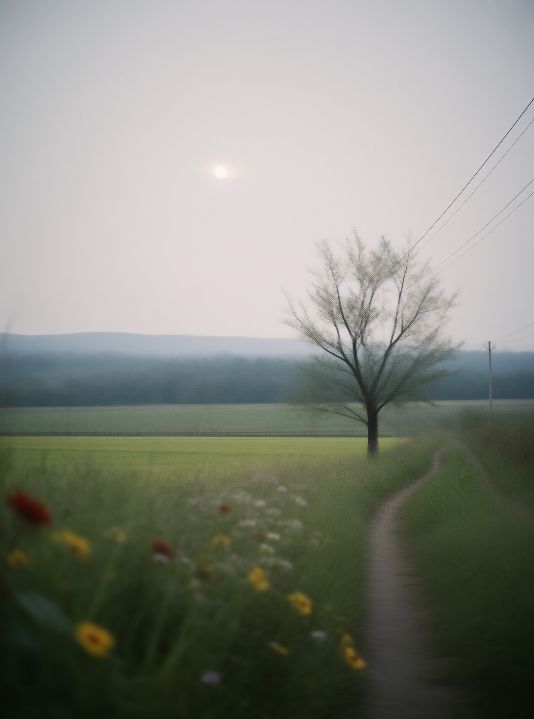 Misty Country Path