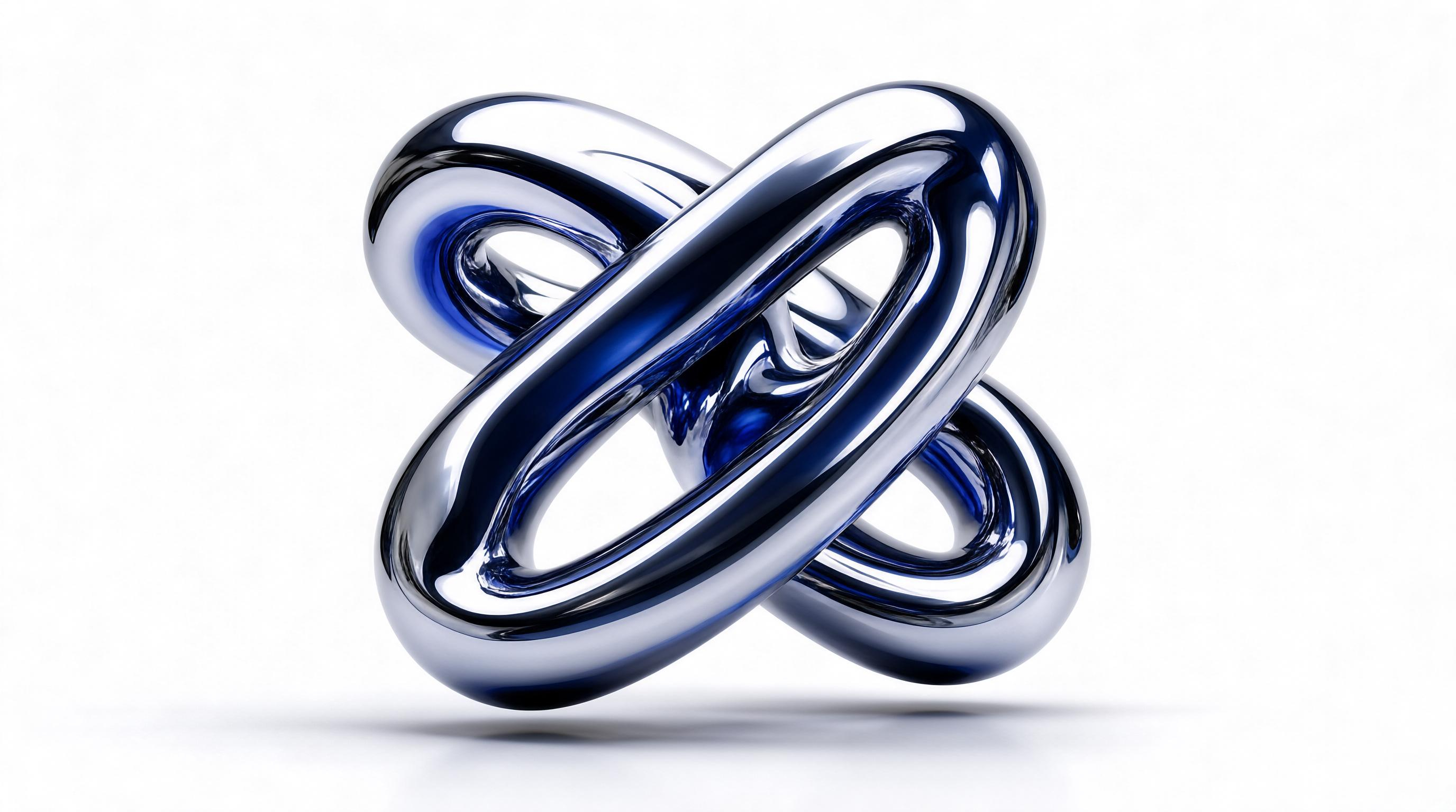 Metallic Abstract Knot
