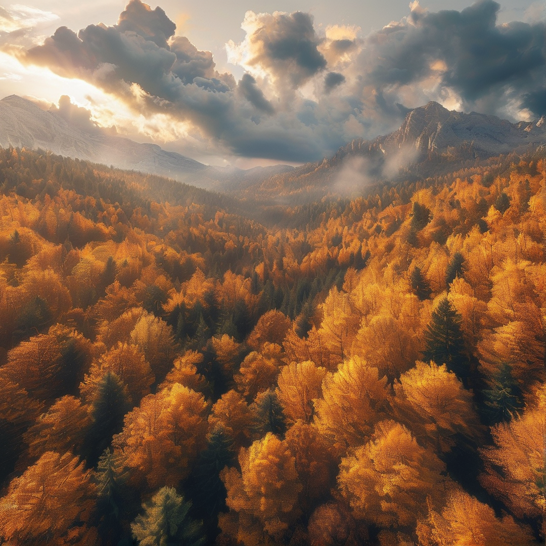 Autumn Mountain Forest