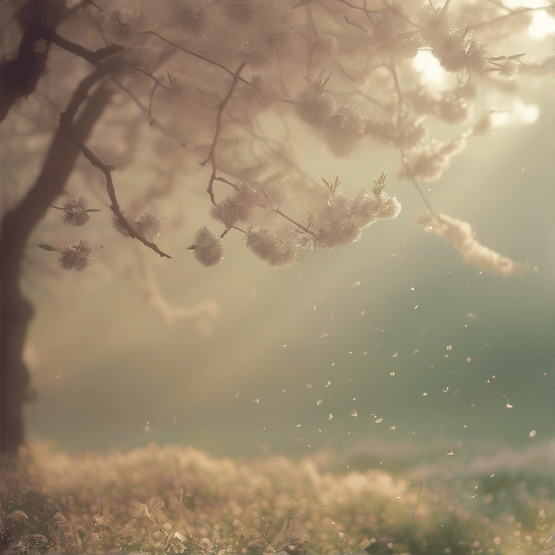 Sunlit Spring Blossoms