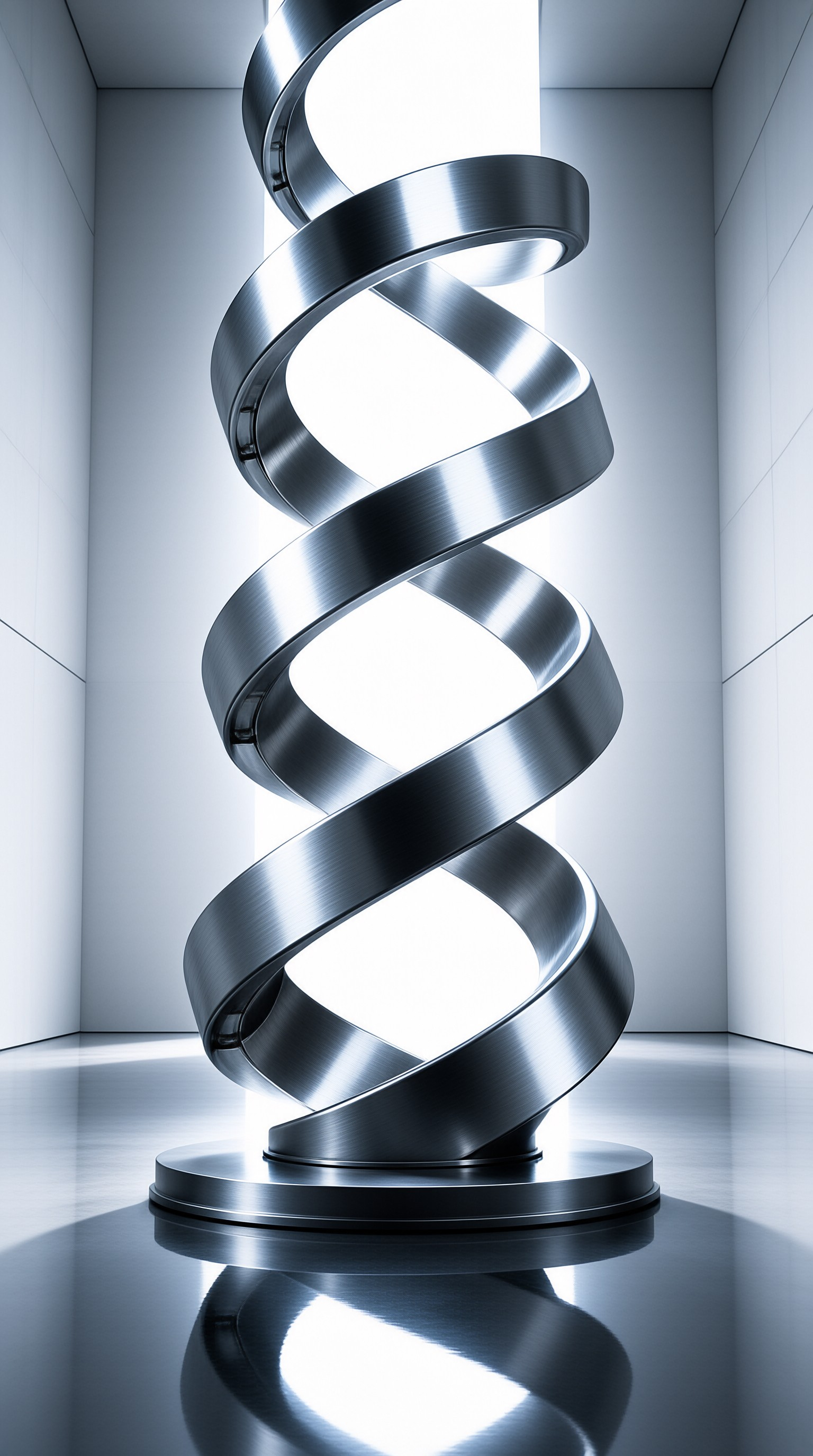 Metal Spiral Sculpture
